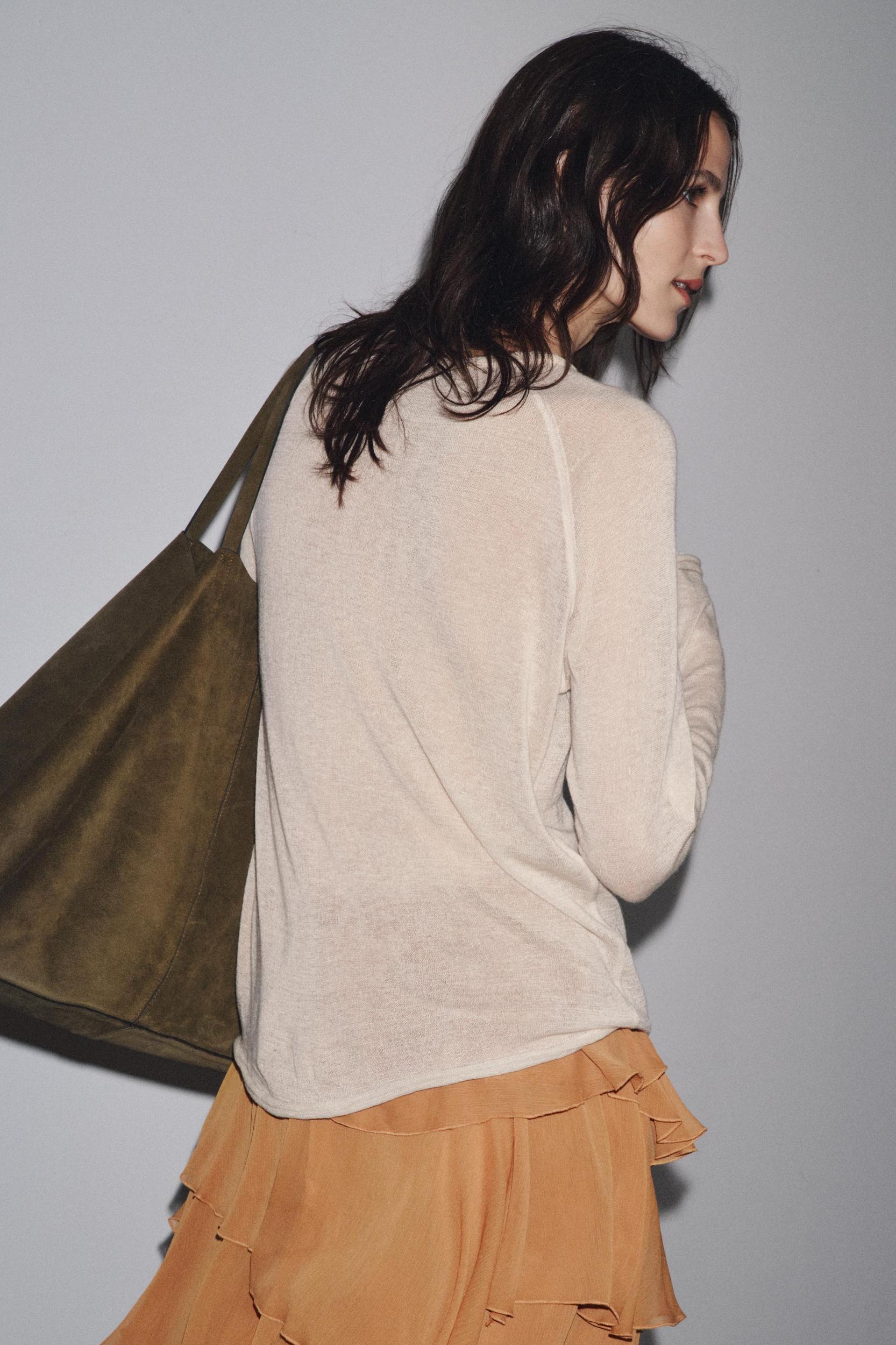 LONG SLEEVE T-SHIRT WITH WOOL Product Image