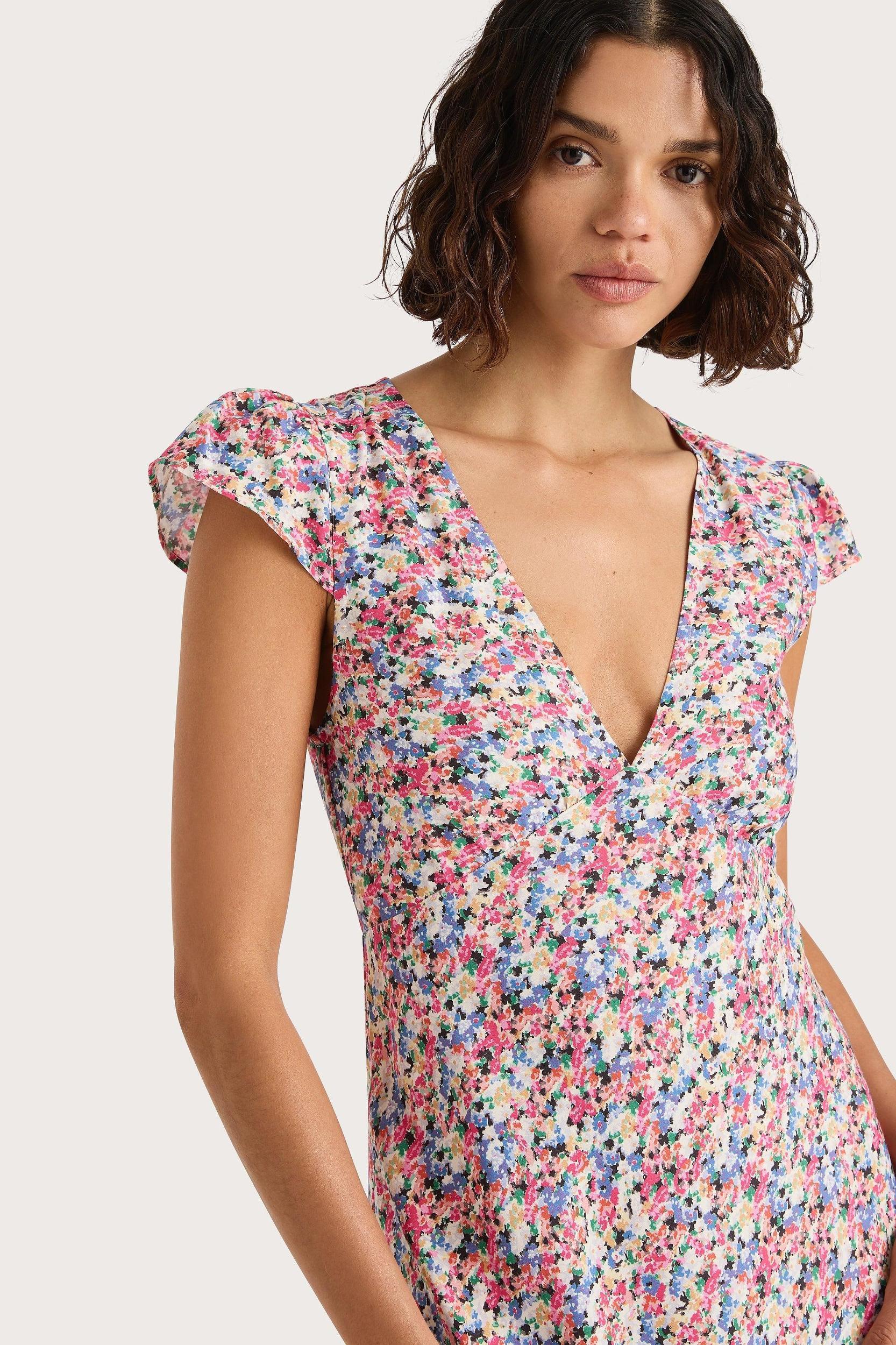 Esson Midi Dress Valerie Floral Multi Product Image