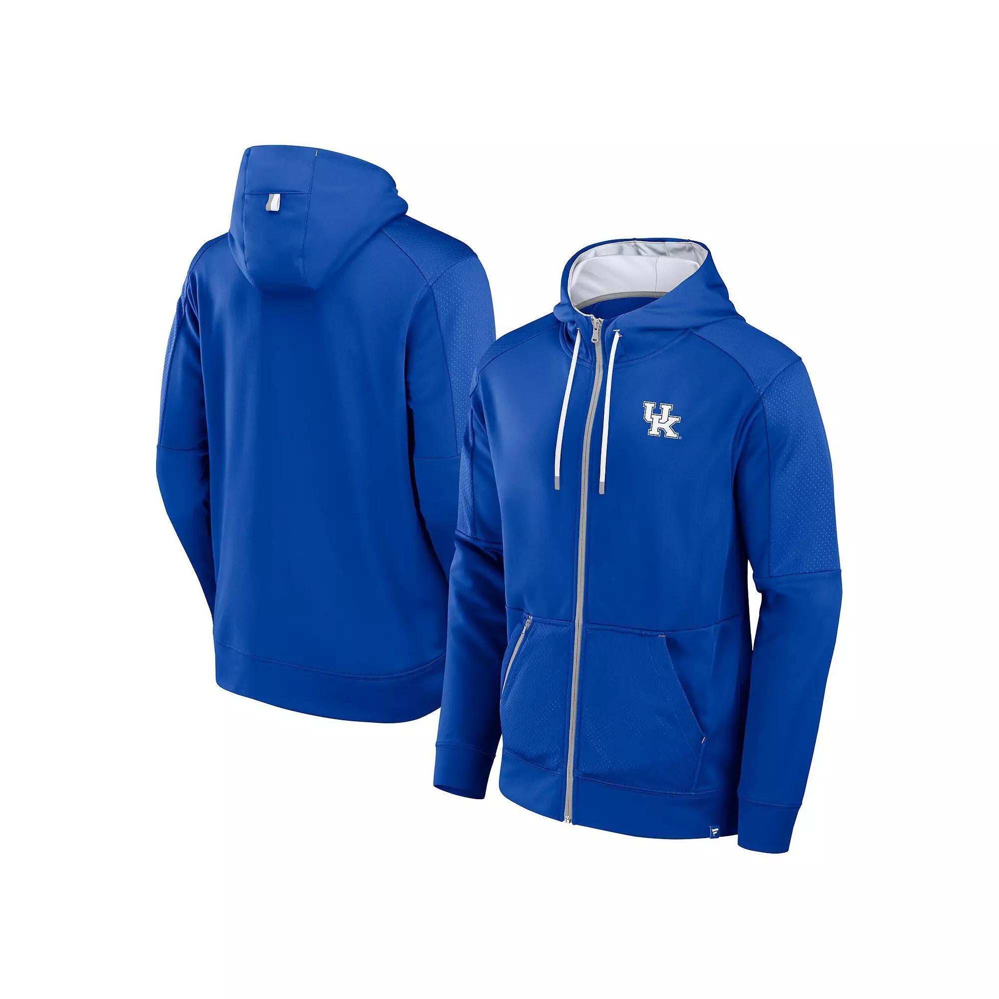 Men's Fanatics Royal Kentucky Wildcats Defender Full-Zip Hoodie, Size: Large, Blue Product Image