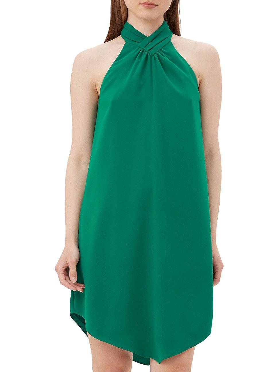 Womens Hiroto Halterneck Minidress Product Image