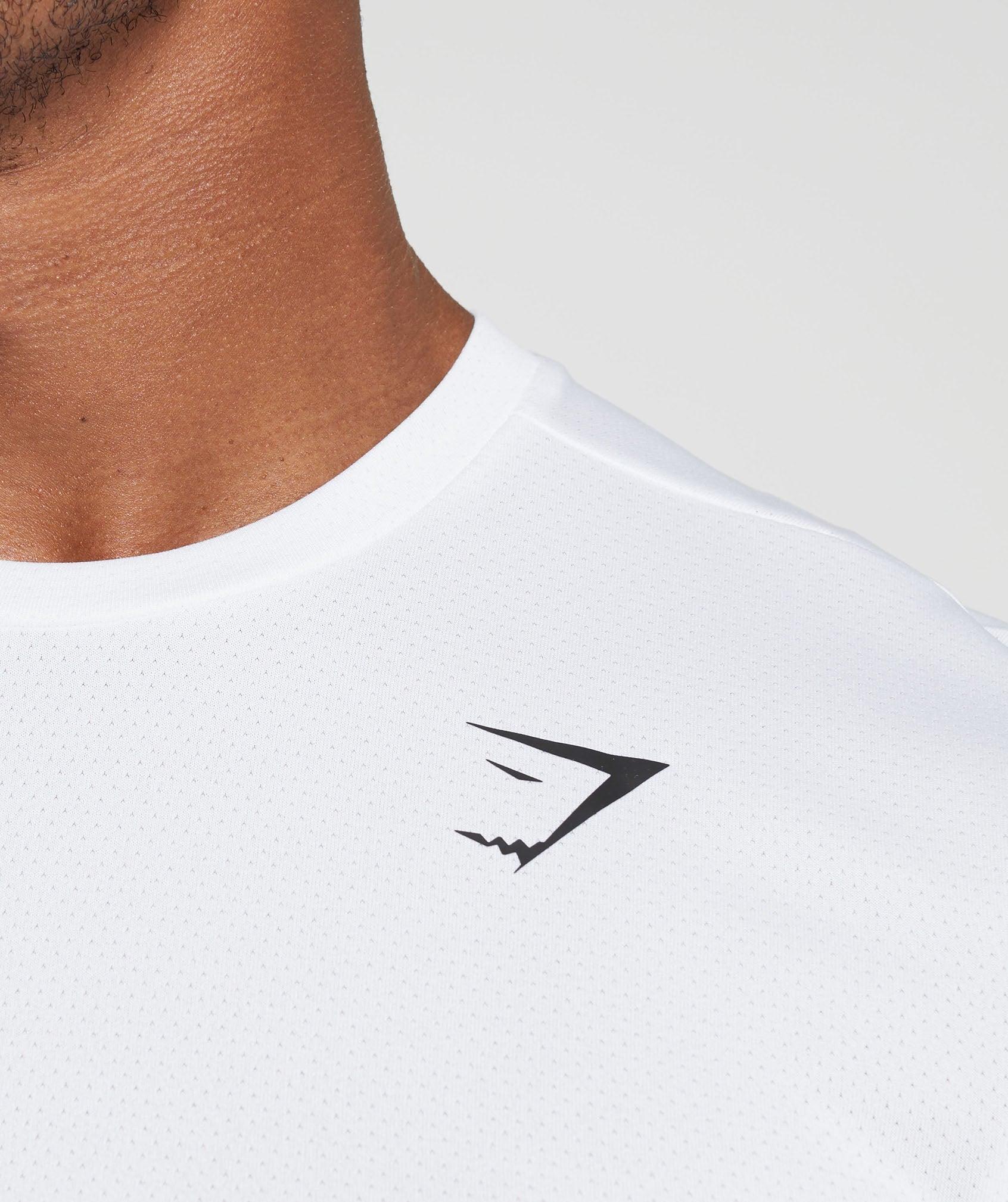 Gymshark Arrival T-Shirt - White Male Product Image