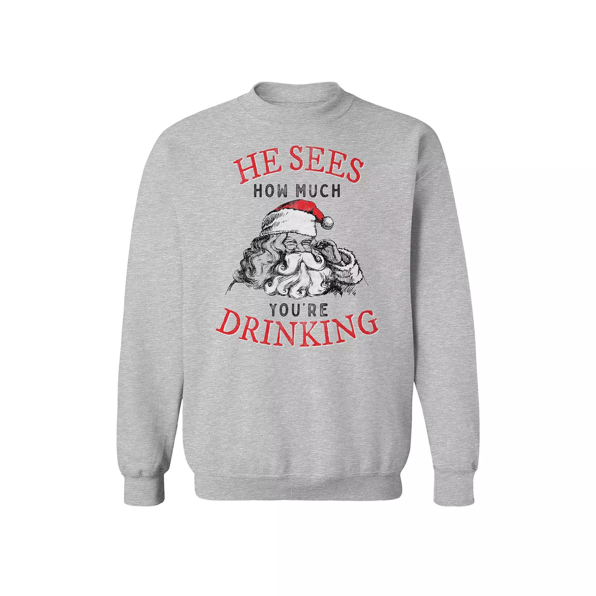 Mens He Sees How Much Fleece Sweatshirt, Womens Product Image