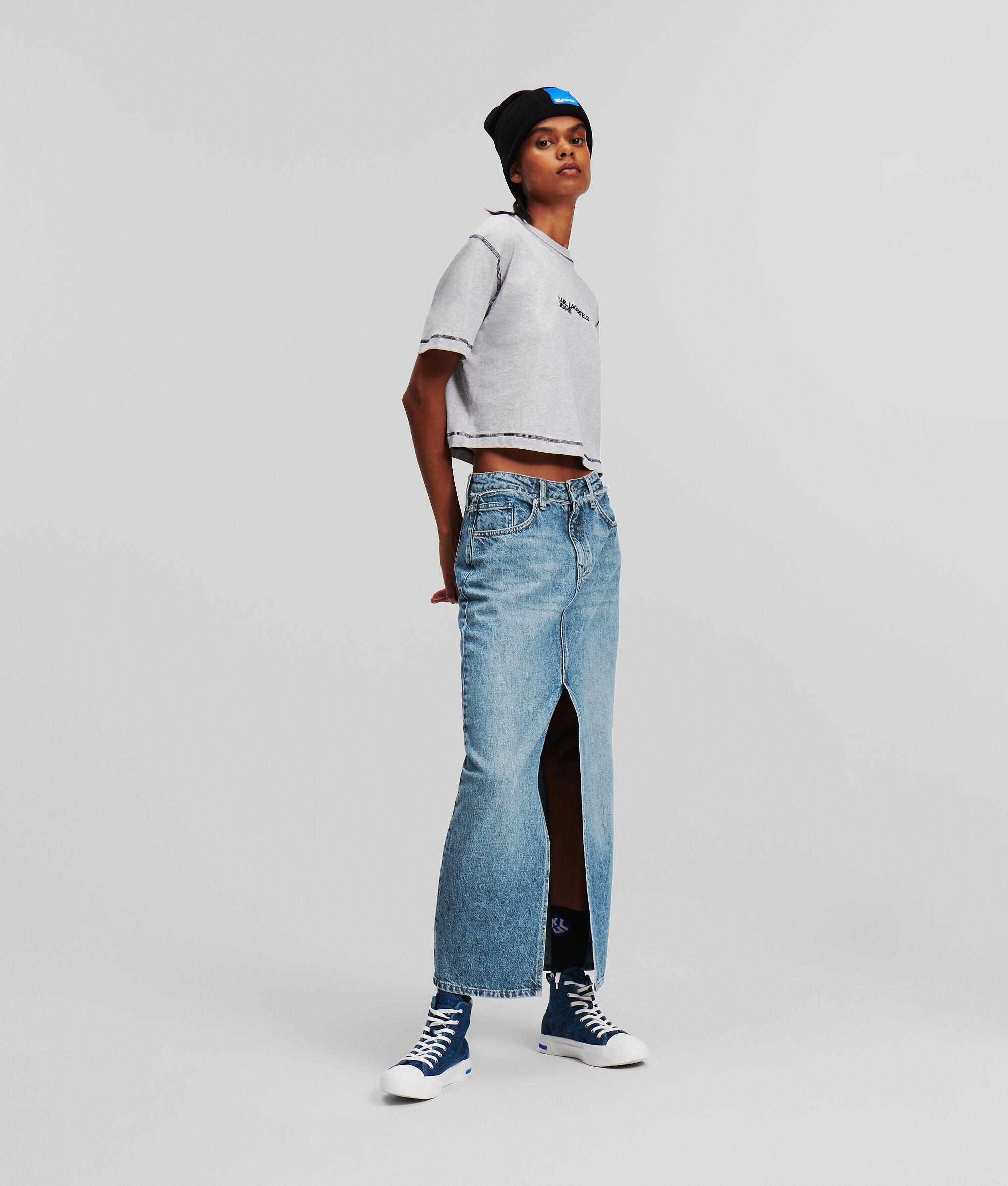 DENIM MAXI SKIRT Product Image