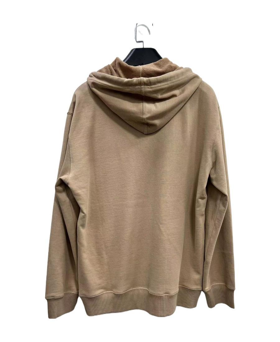 BRUNELLO CUCINELLI Hooded Long-sleeved Sweater In Brown Product Image