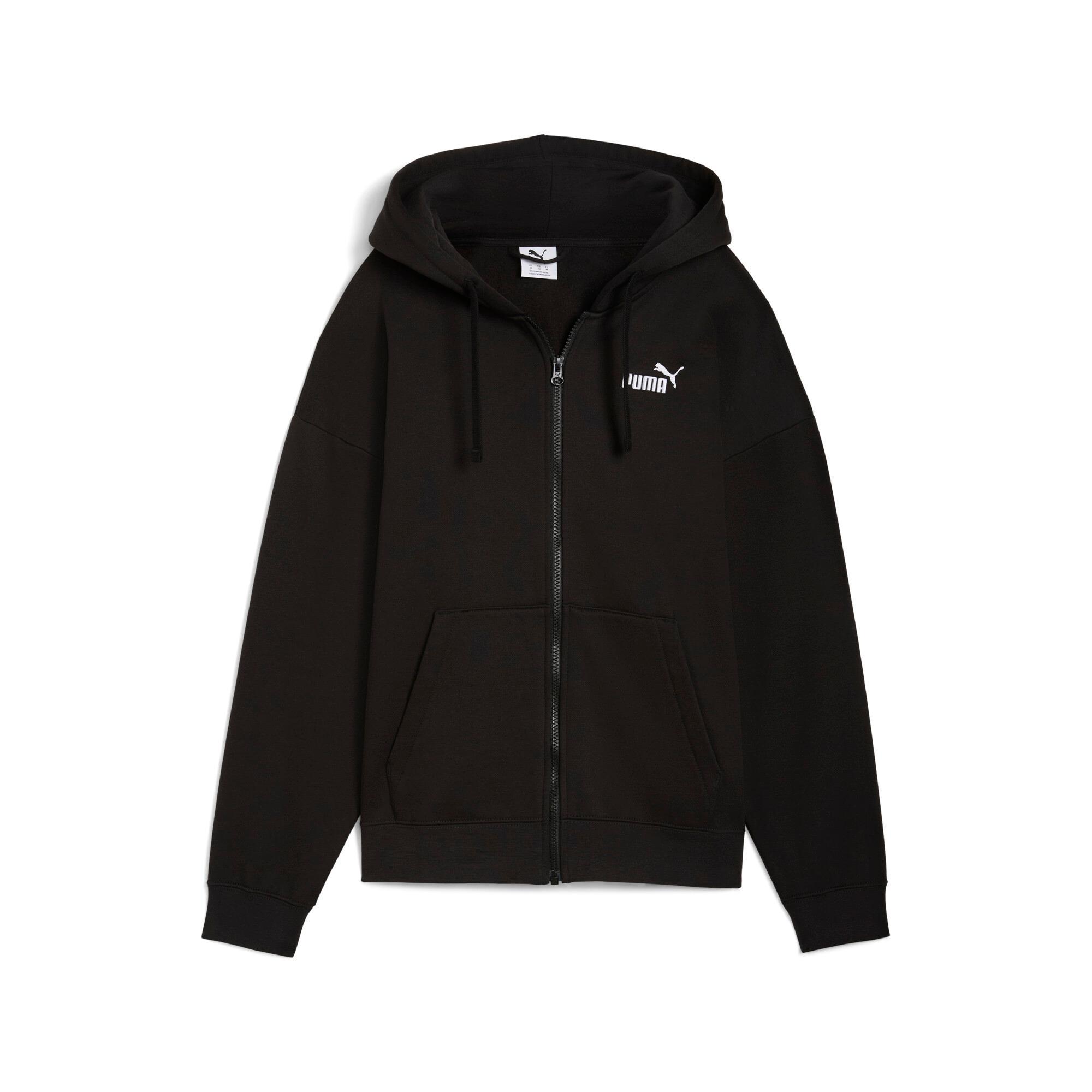 Essentials Small No. 1 Logo Fleece Women's Comfort Full-Zip Hoodie Product Image
