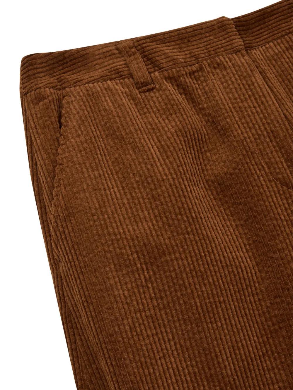 corduroy wide-leg trousers Product Image