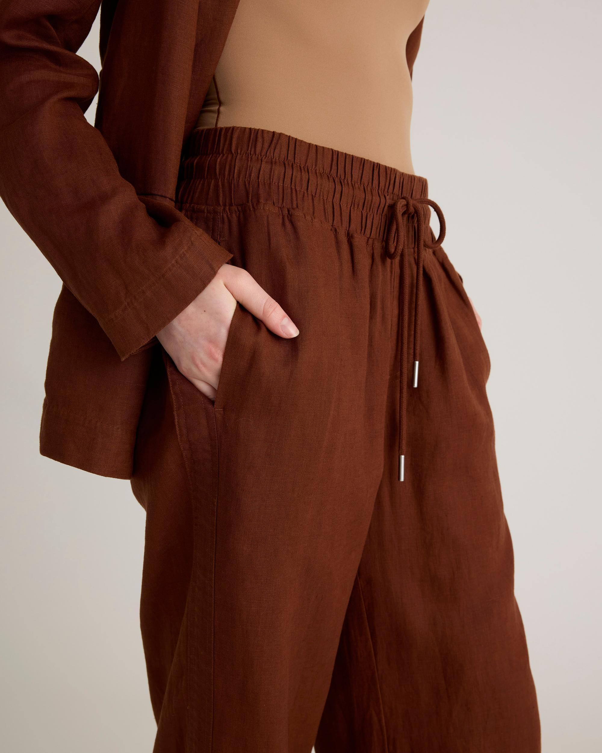 Quince | Women's 100% European Linen Wide Leg Pants Size XS Product Image