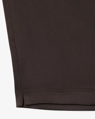 Long Sleeved Oversized Satin Polo Shirt Product Image