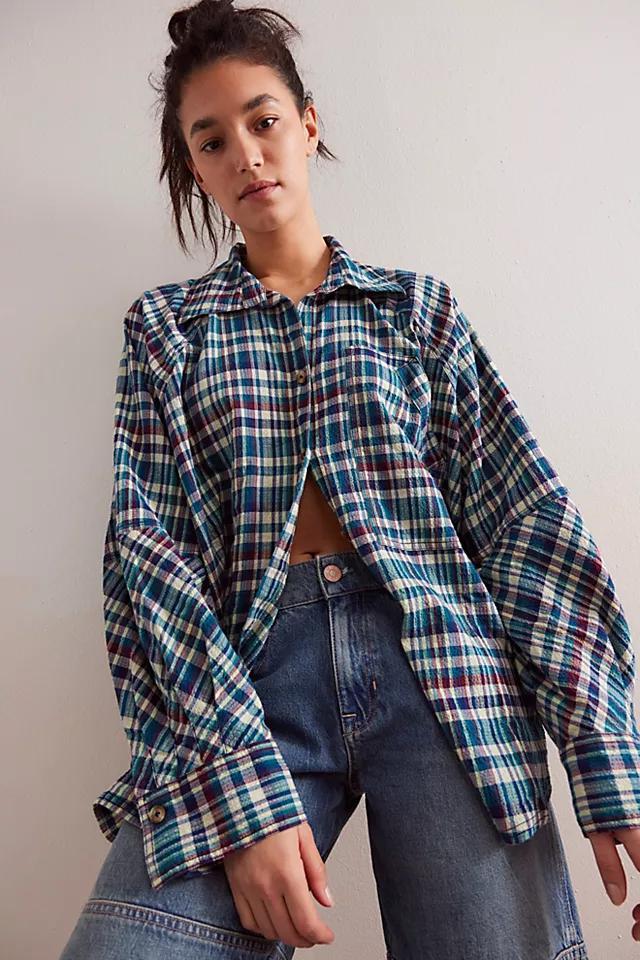 We The Free Indigo Skies Plaid Shirt Product Image