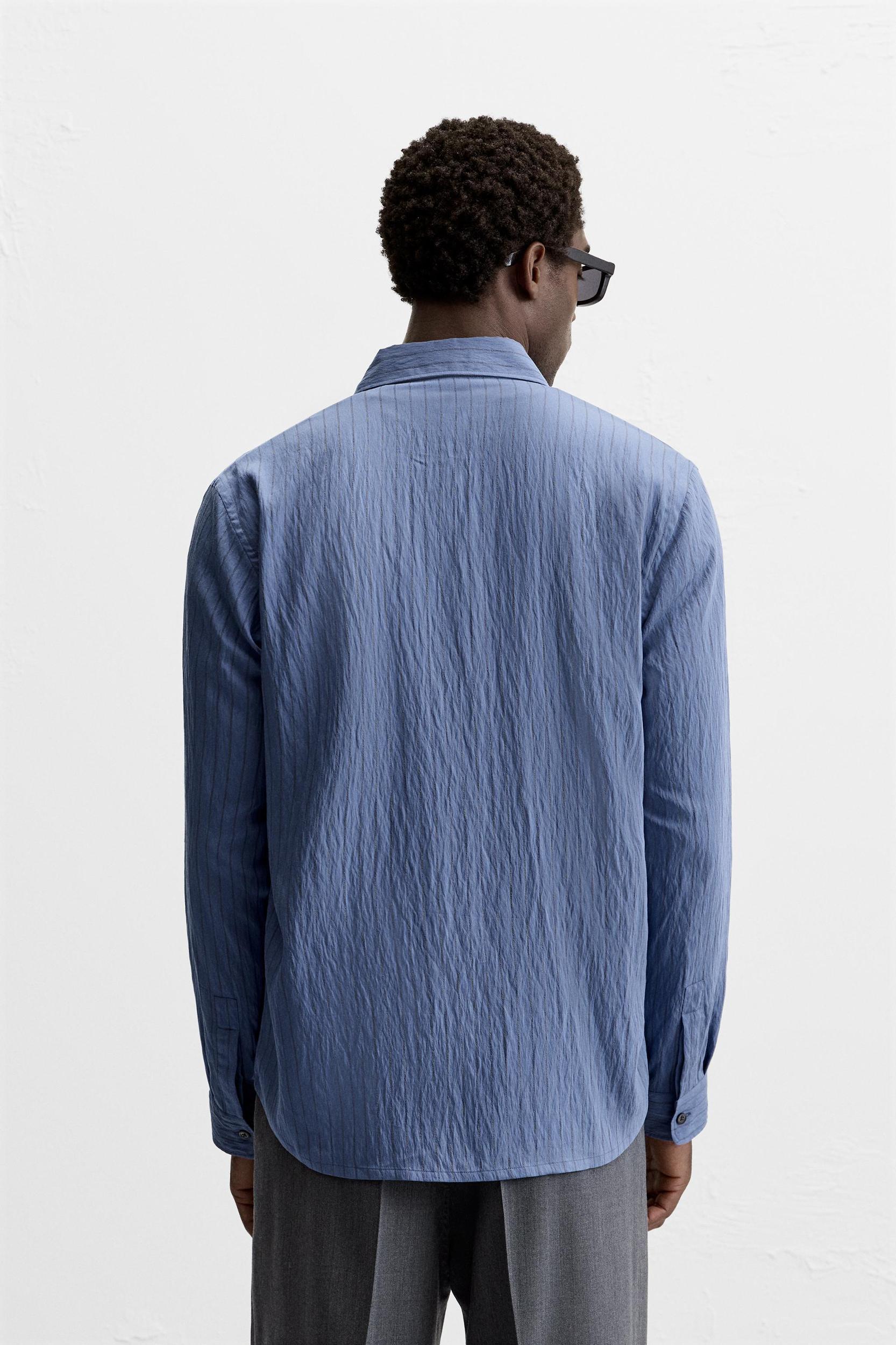 LYOCELL - COTTON STRIPED SHIRT Product Image