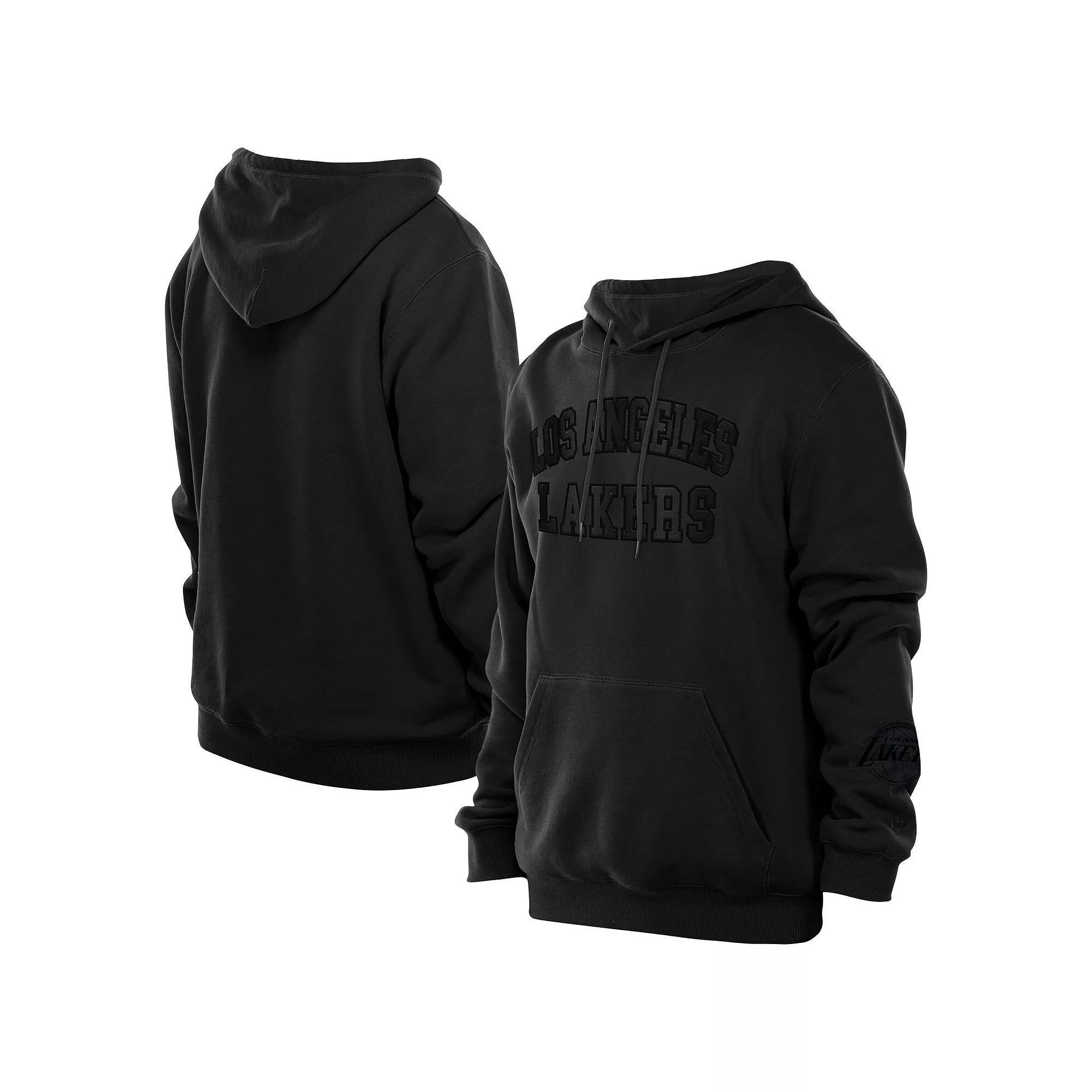 Men's New Era Black Los Angeles Lakers Logo Select Premium Pullover Hoodie, Size: XL Product Image