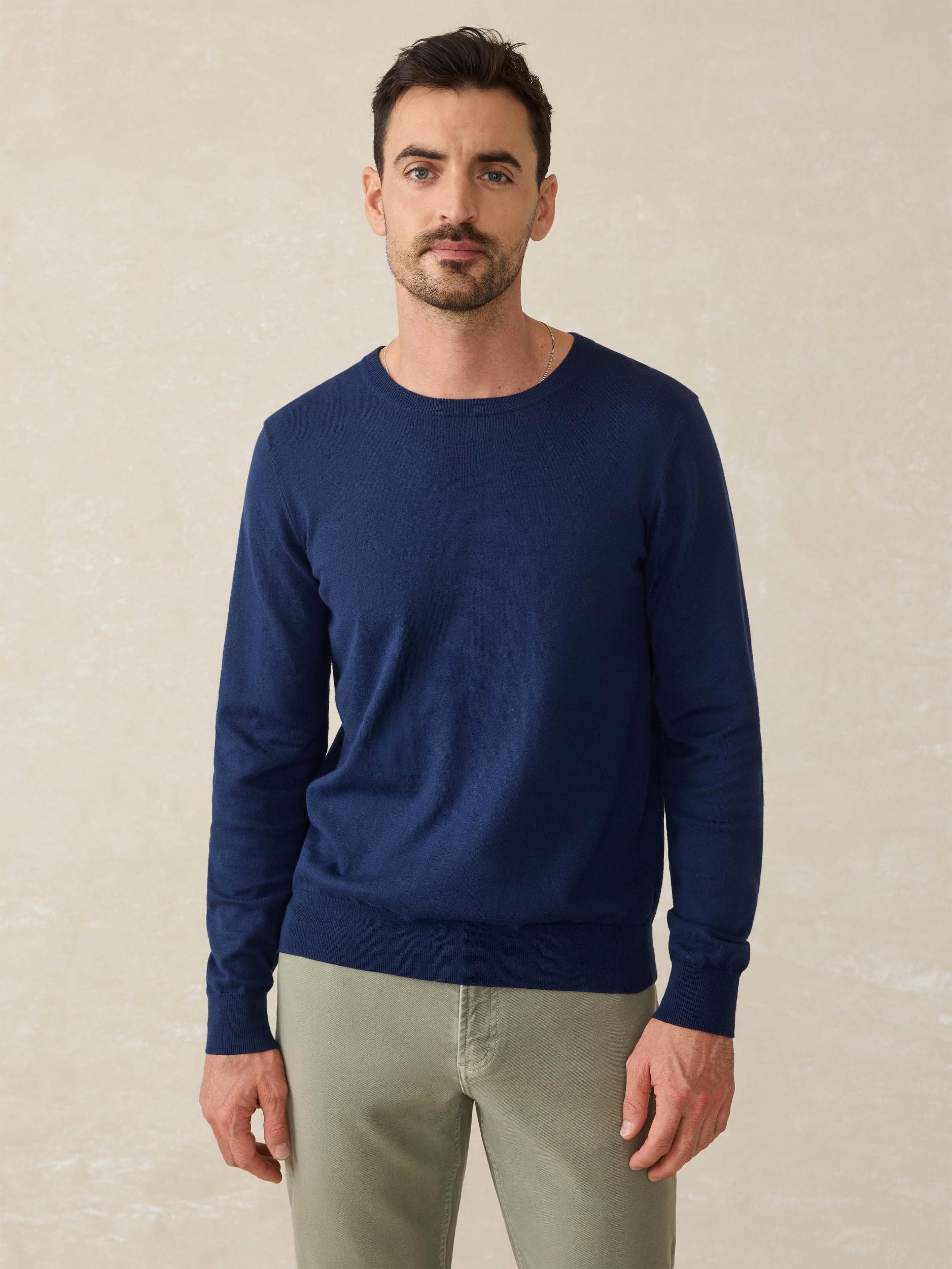 Movement™ Crewneck Sweater - Marine Navy Heather Male Product Image