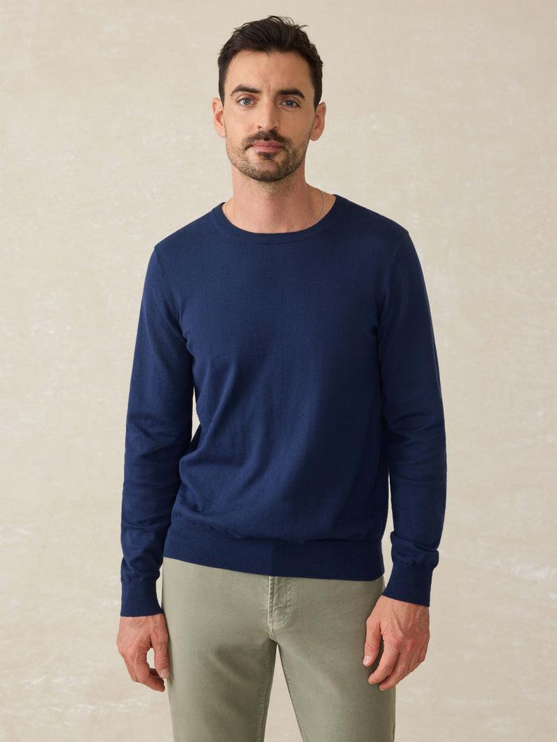 Movement™ Crewneck Sweater - Marine Navy Heather Product Image
