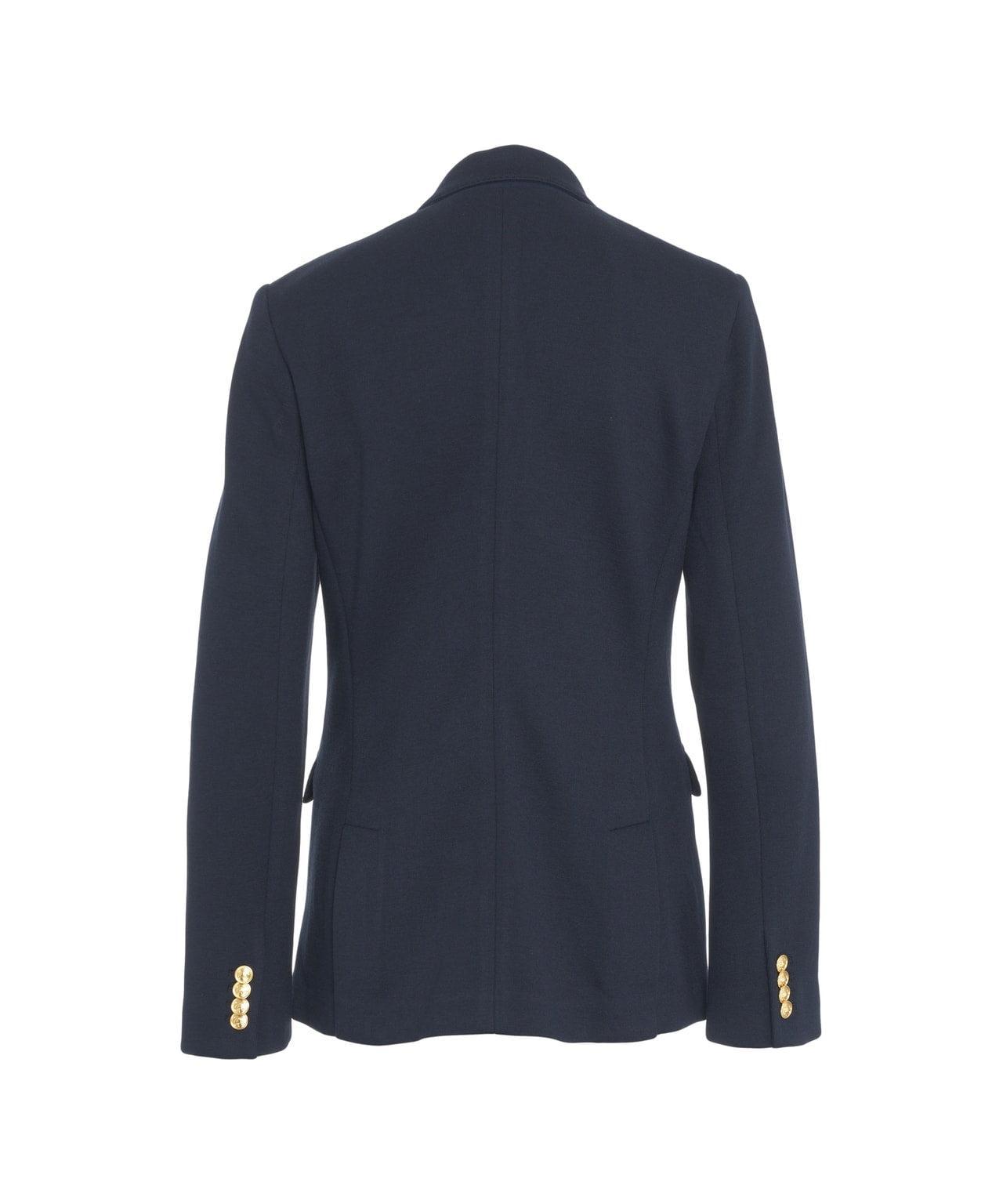 Knit double-breasted blazer Product Image