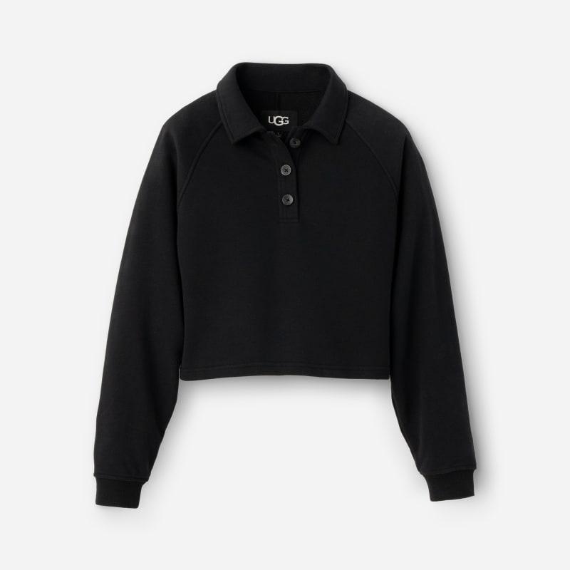 UGG Womens Kaylee Polo Sweatshirt Cotton Blend/Recycled Materials Hoodies & Sweatshirts Product Image