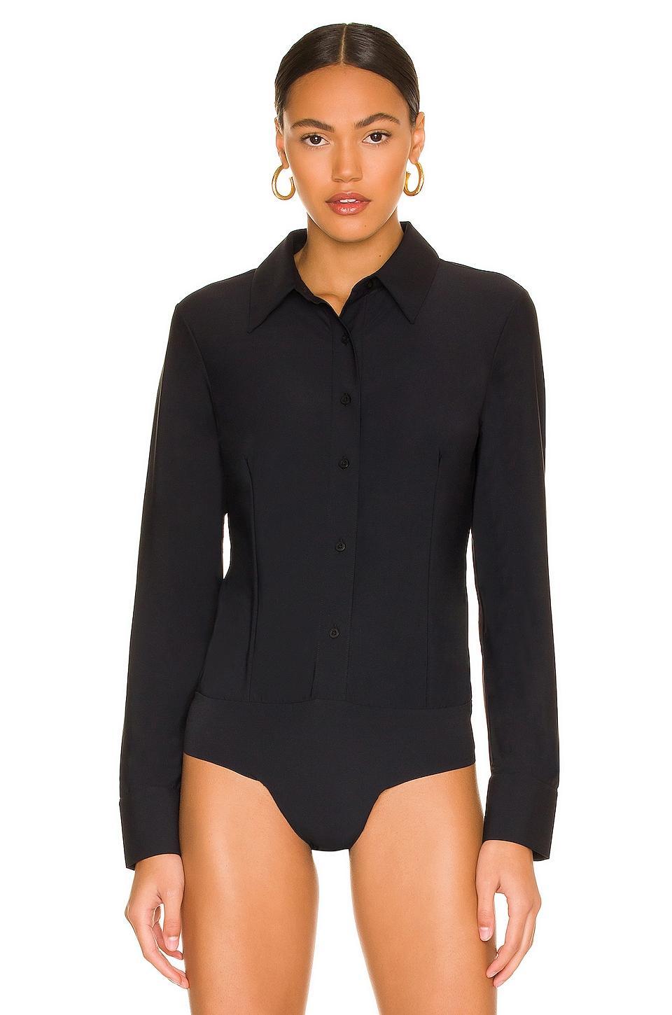 Classic Button Down Bodysuit Commando Product Image