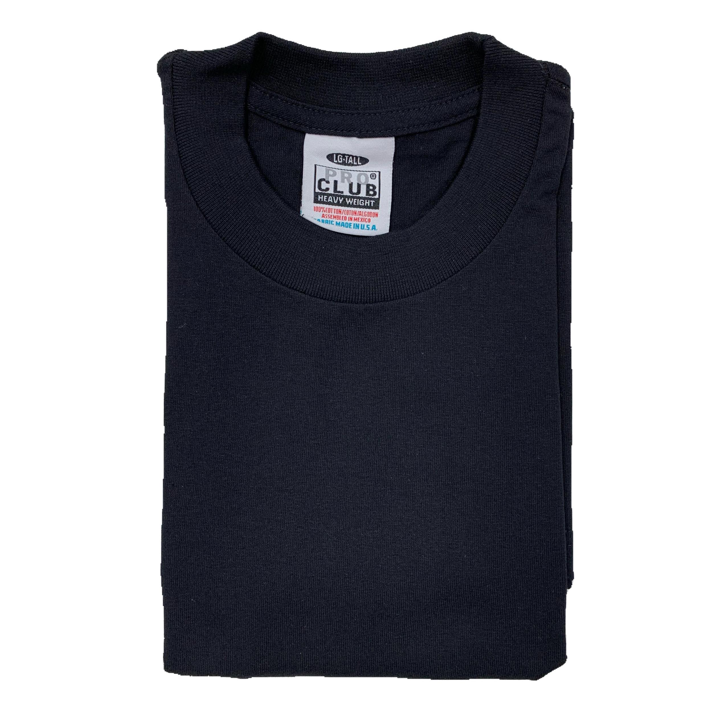 Pro Club Men's Heavyweight Cotton Short Sleeve Crew Neck T-Shirt Male Product Image