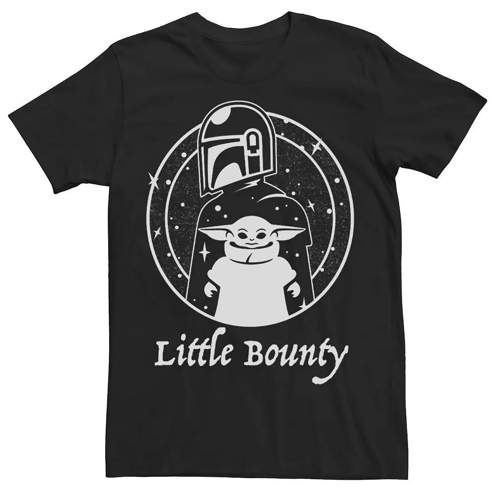 Men's Star Wars The Mandalorian The Child Little Bounty Tee, Size: Medium, Black Product Image