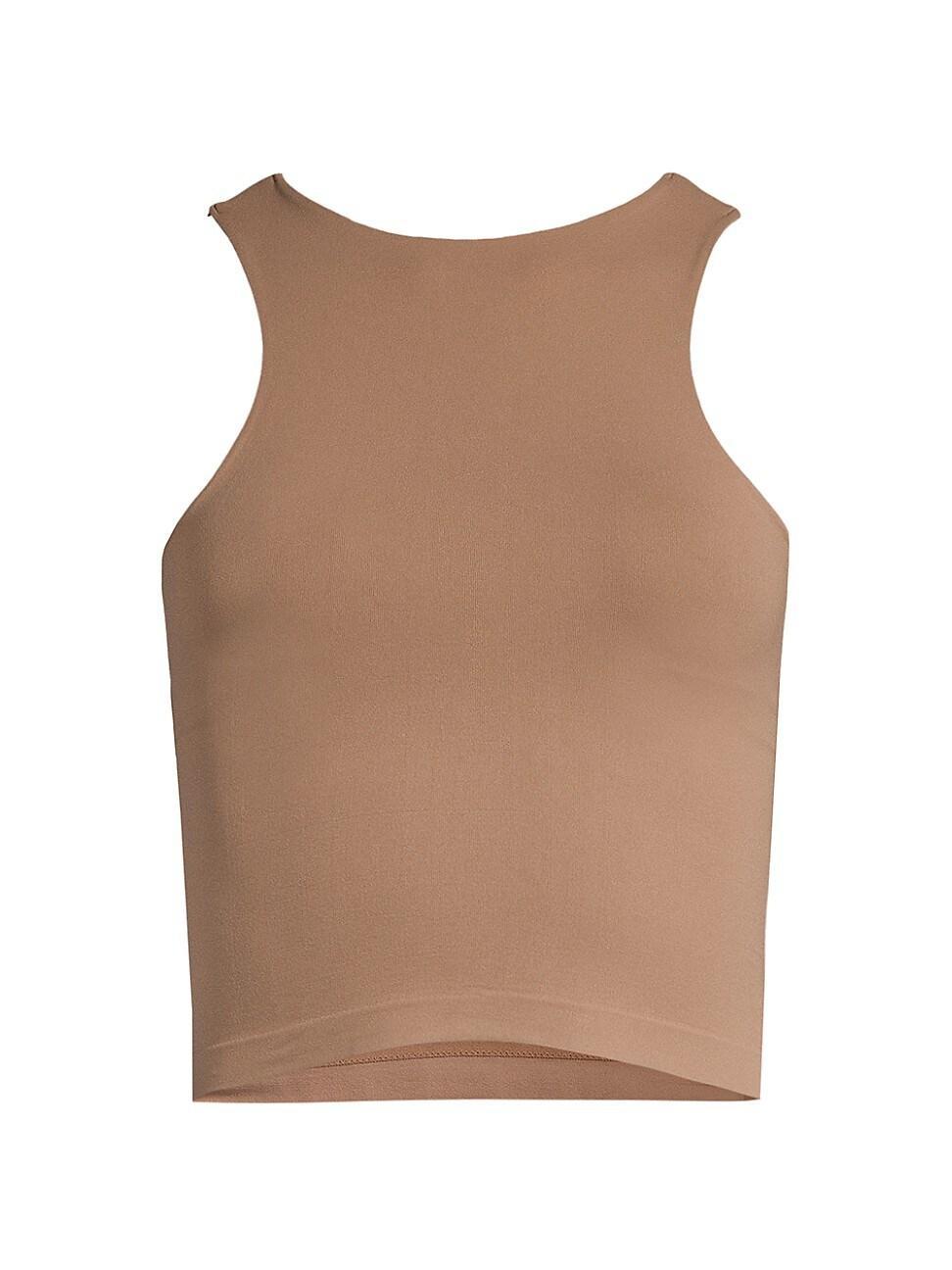 Free People Knit Clean Lines High Neck Sleeveless Camisole Product Image