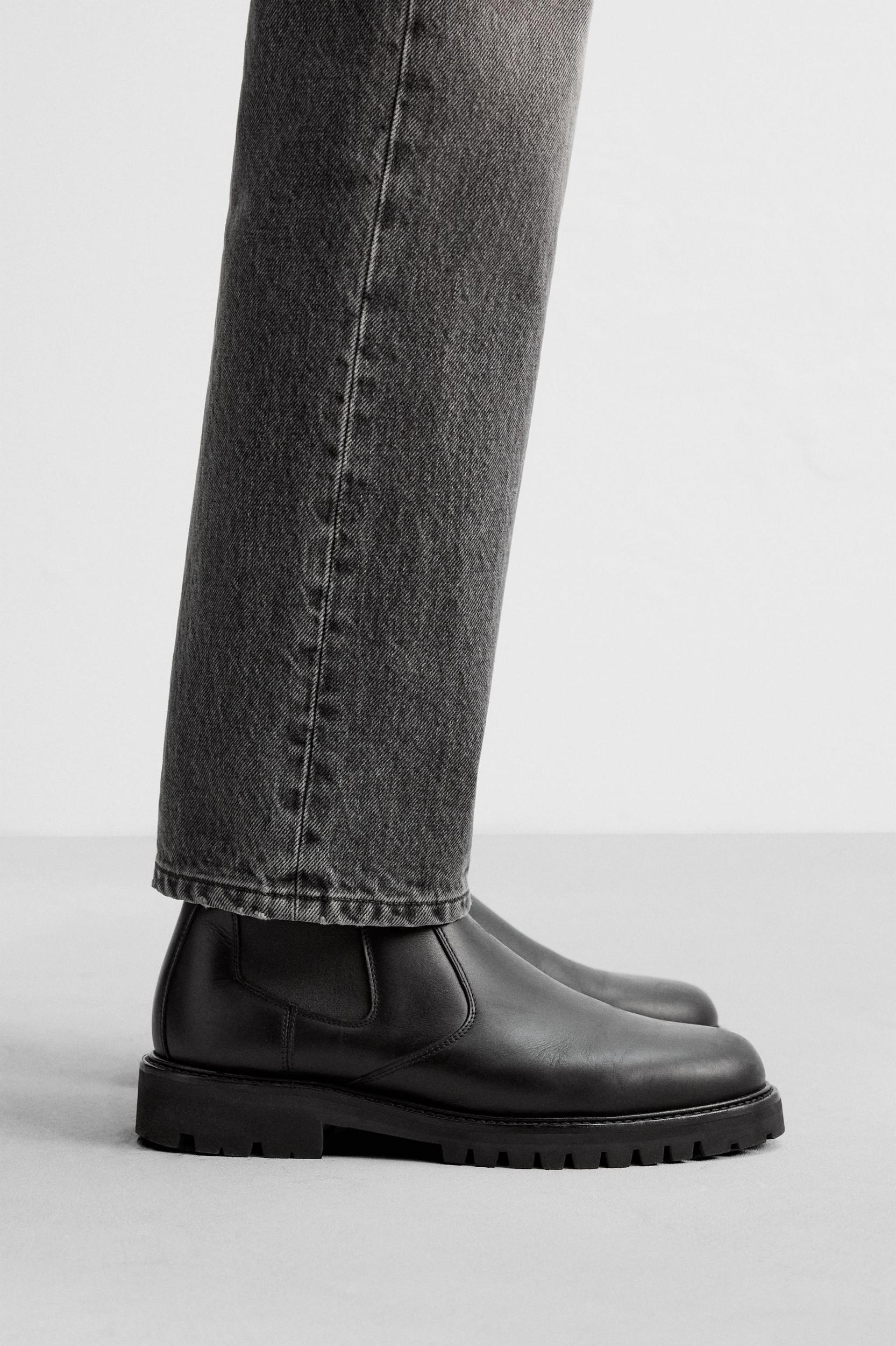 LEATHER CHELSEA BOOTS Product Image