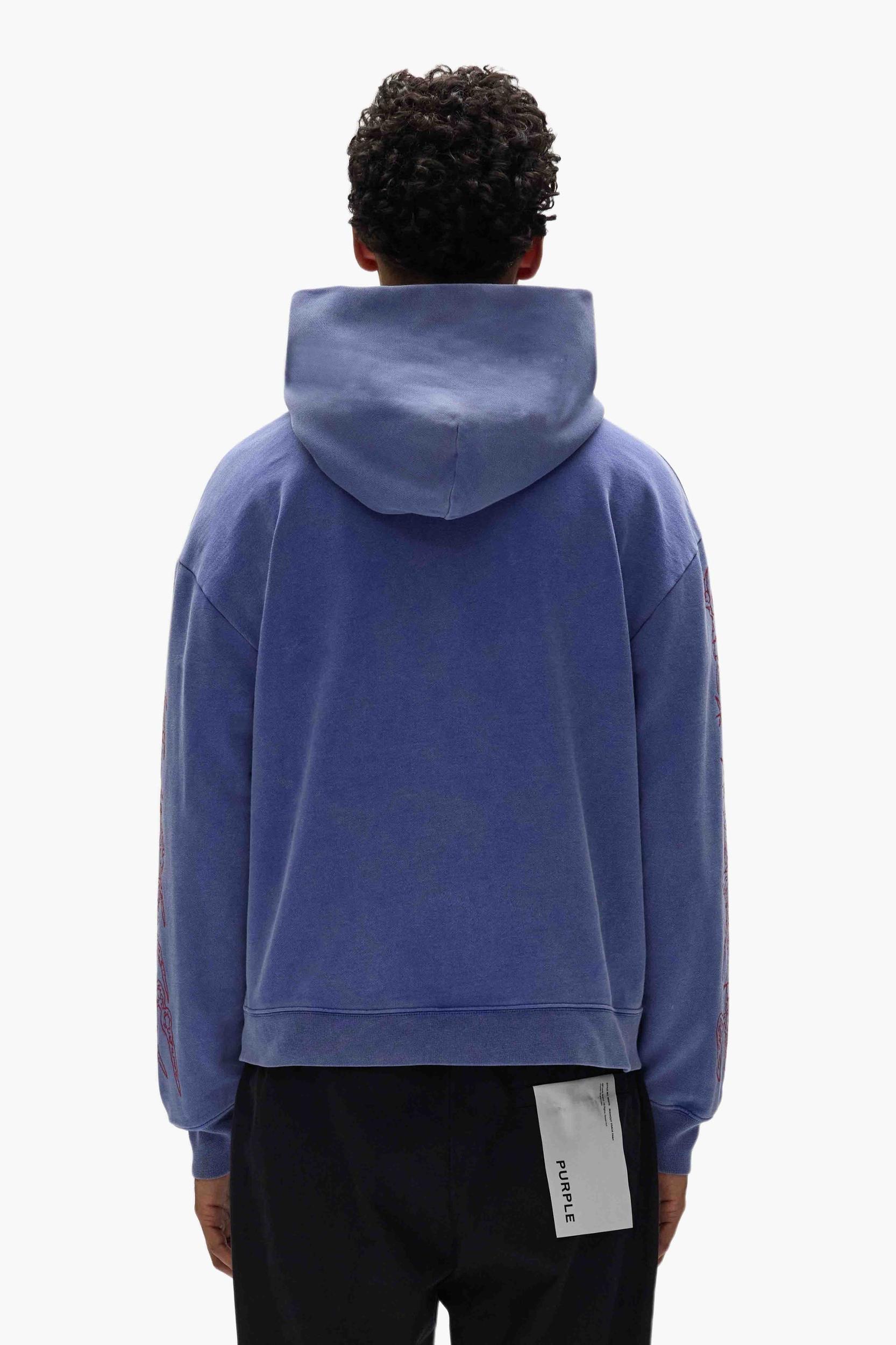 Purple Brand Arched Gothic Hoodie Product Image