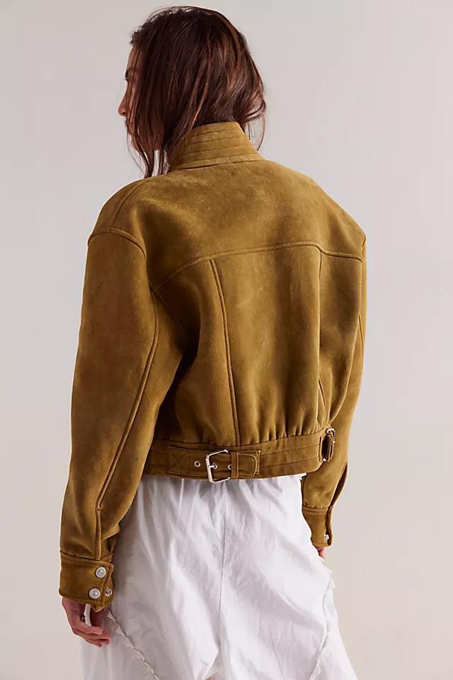 We The Free Wes Suede Bomber Product Image