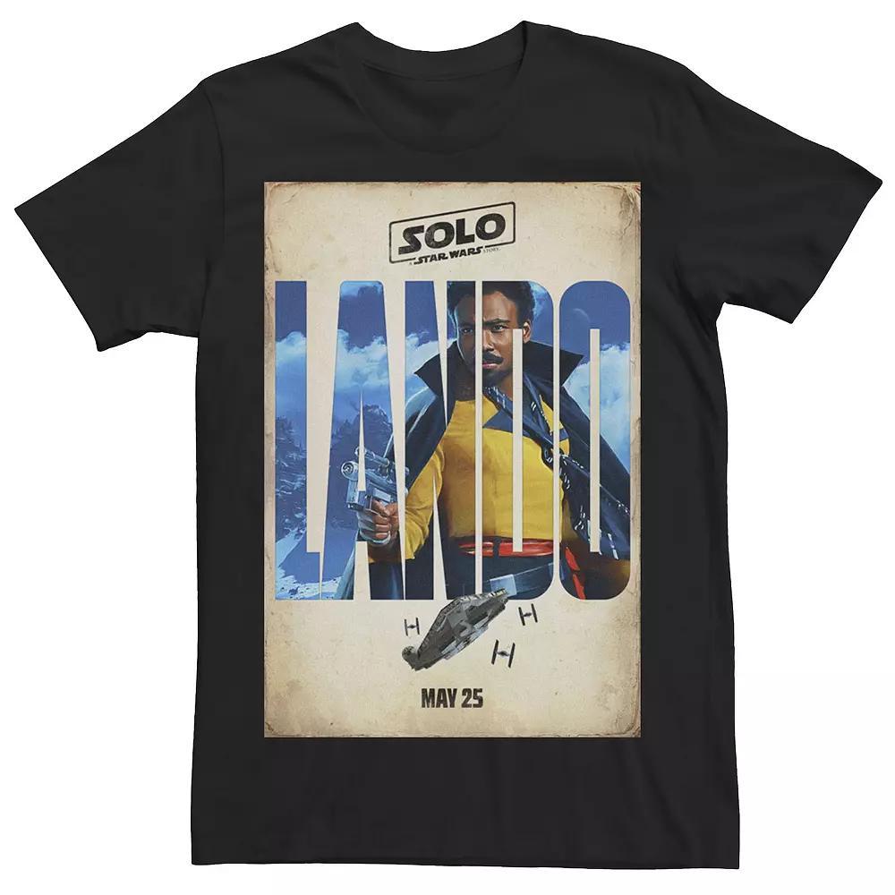 Men's Star Wars Han Solo Movie Lando Release Date Tee, Size: Medium, Black Product Image
