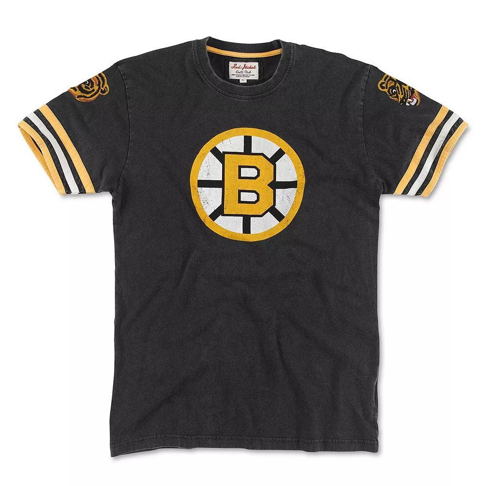 Men's American Needle Black Boston Bruins Remote Control T-Shirt, Size: Medium Product Image