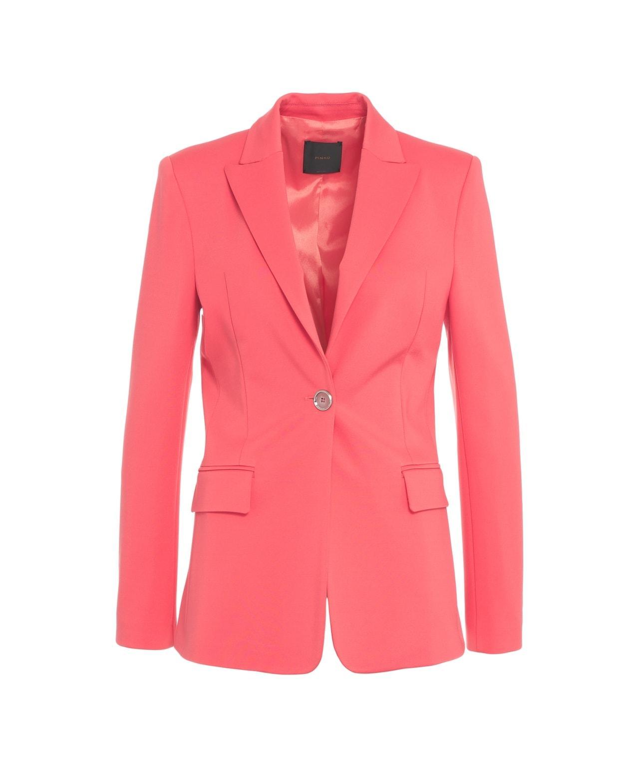 Single-breasted blazer in scuba Product Image