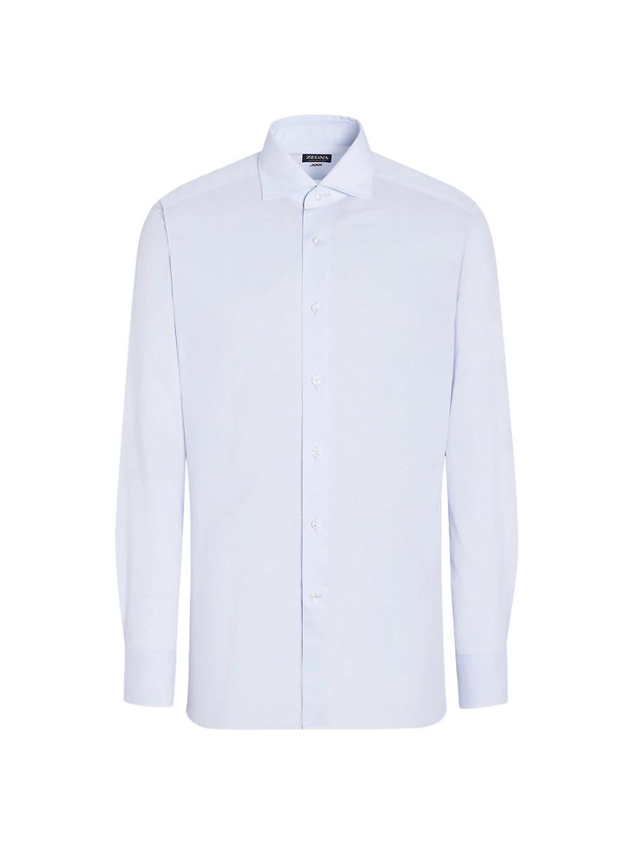 Mens Centoventimila Cotton and Linen Shirt Product Image