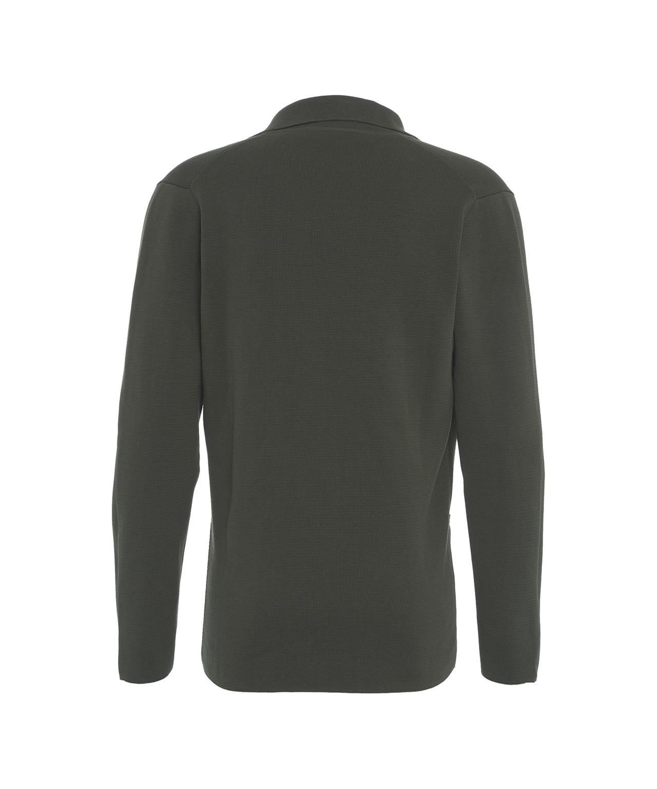 Knit double-breasted blazer Product Image