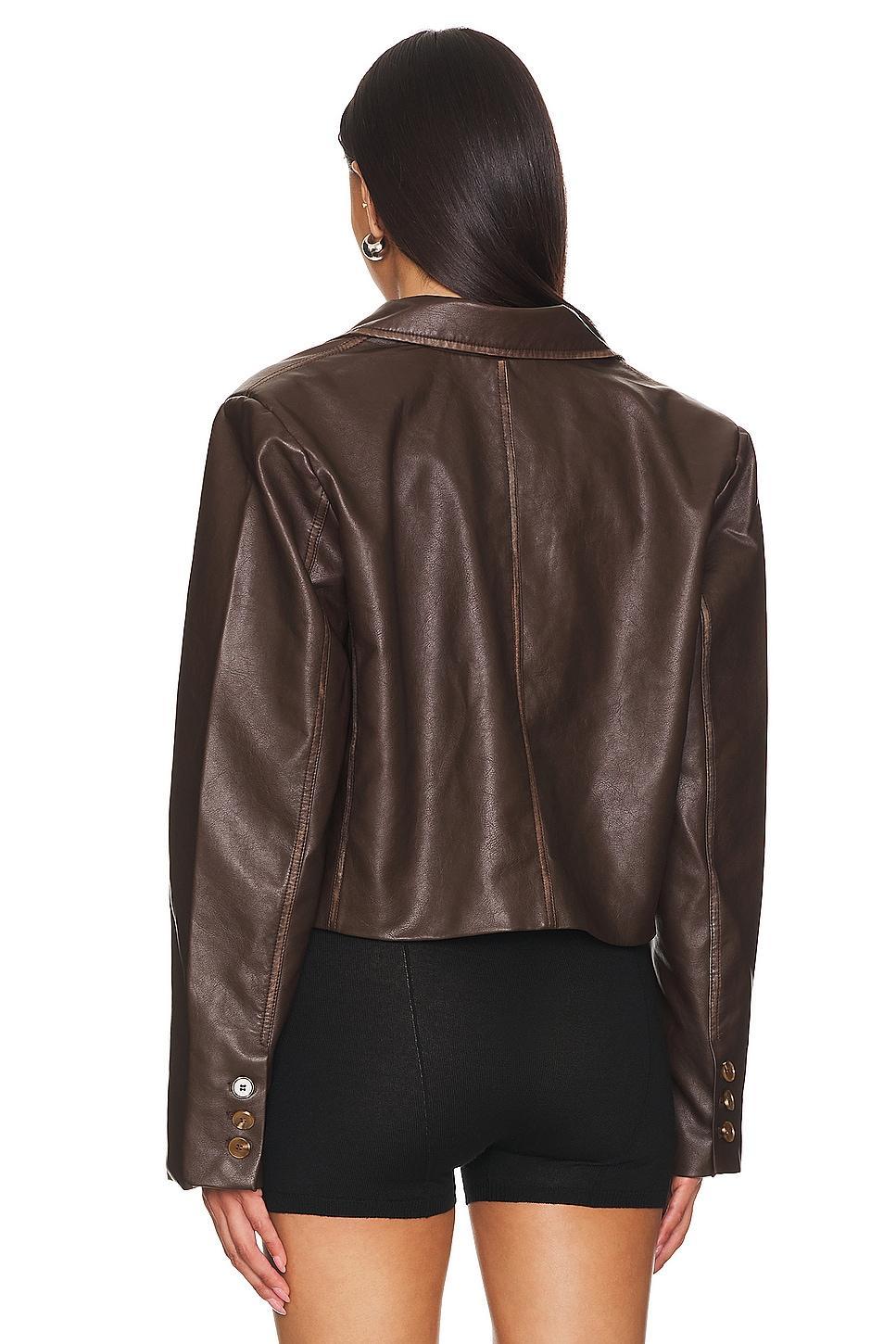 Blakely Faux Leather Jacket superdown Product Image