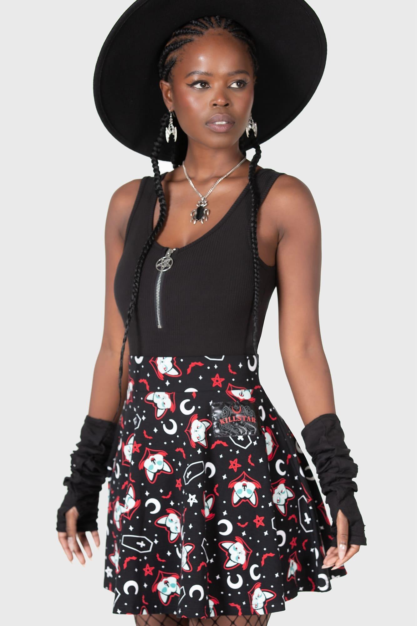 Lil Vampurr Skater Skirt Female Product Image