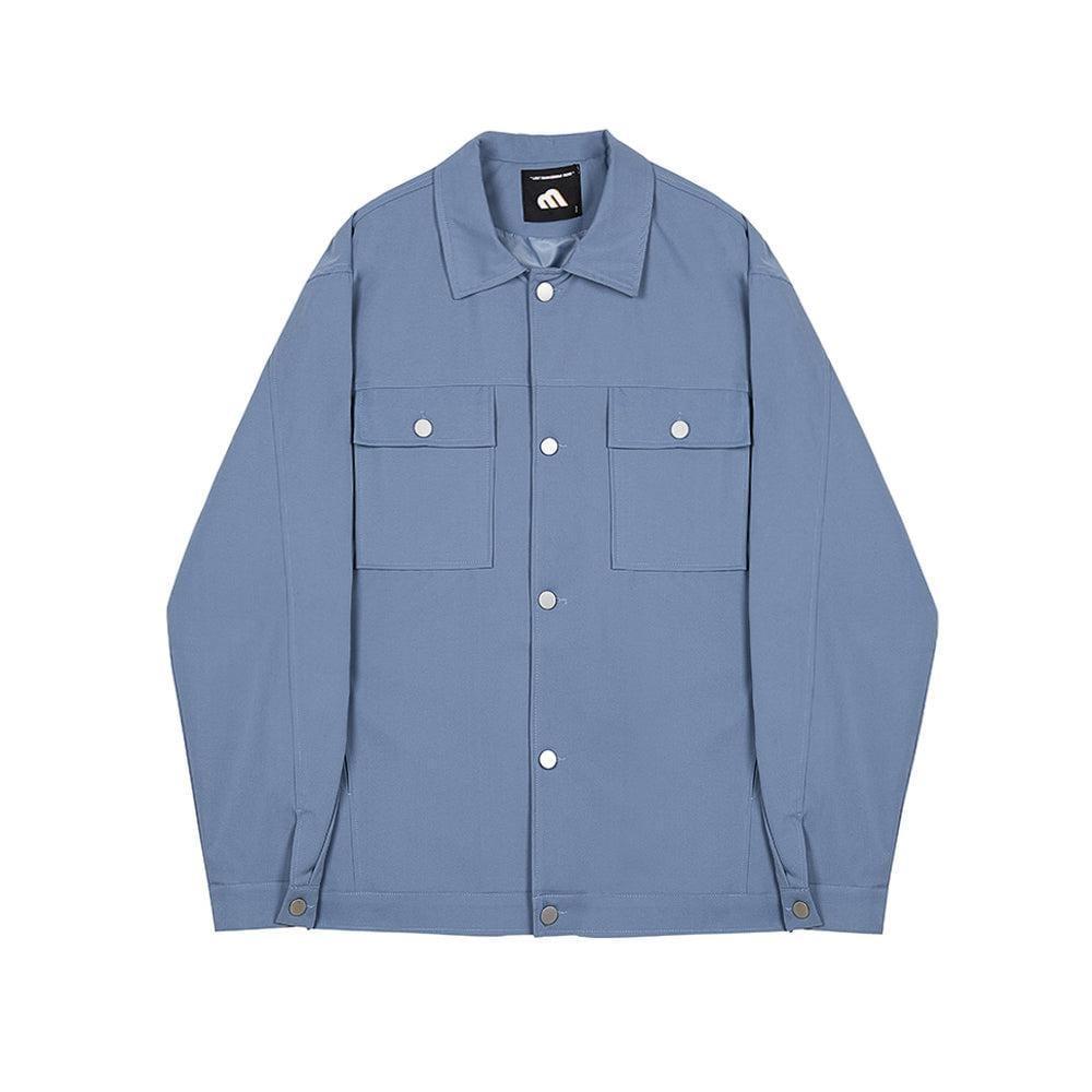 RT No. 2561 BLUE BUTTON COLLAR JK Product Image