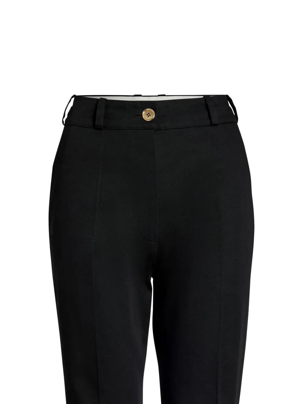 organic-cotton flared trousers Product Image