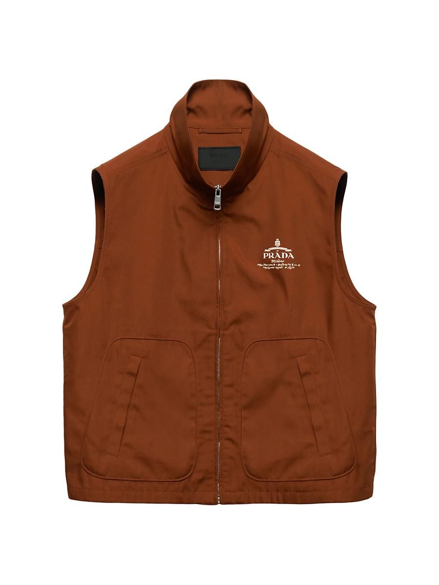 Mens Cotton Blend Vest Product Image