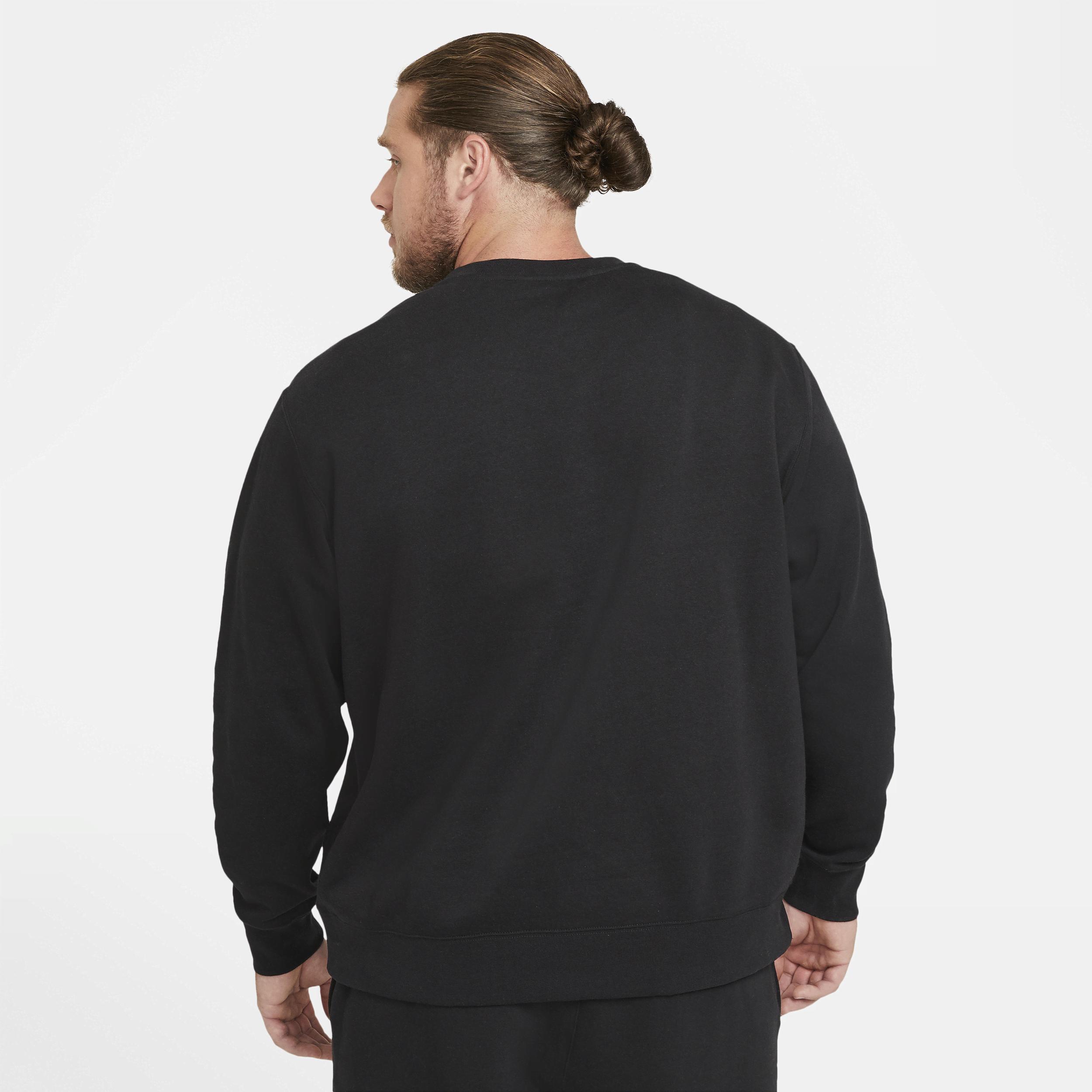 Men's Nike Club Fleece Crew, Size: Large, Dark Gray Grey Product Image