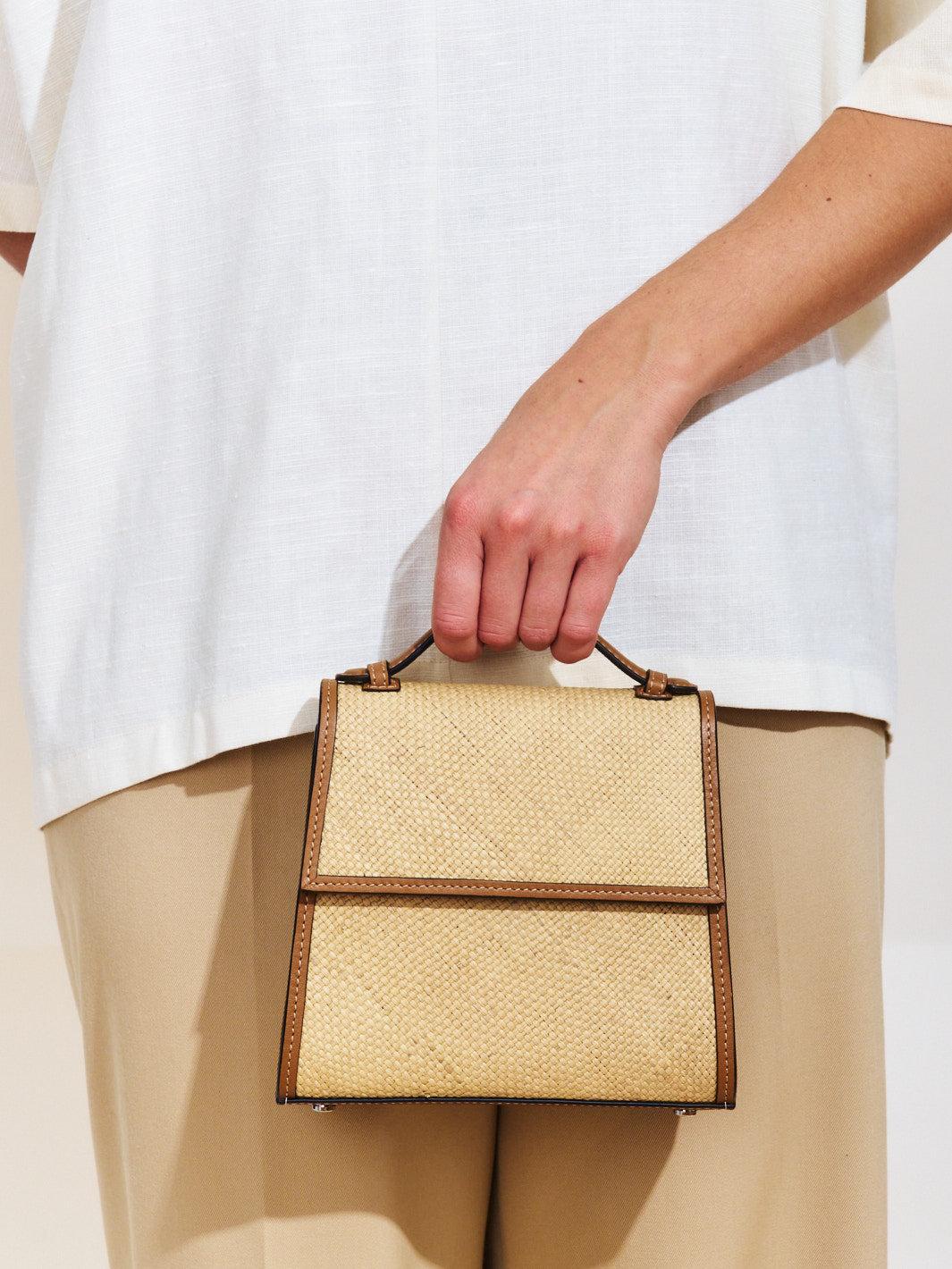 The Small Top Handle in Natural Fiber Product Image
