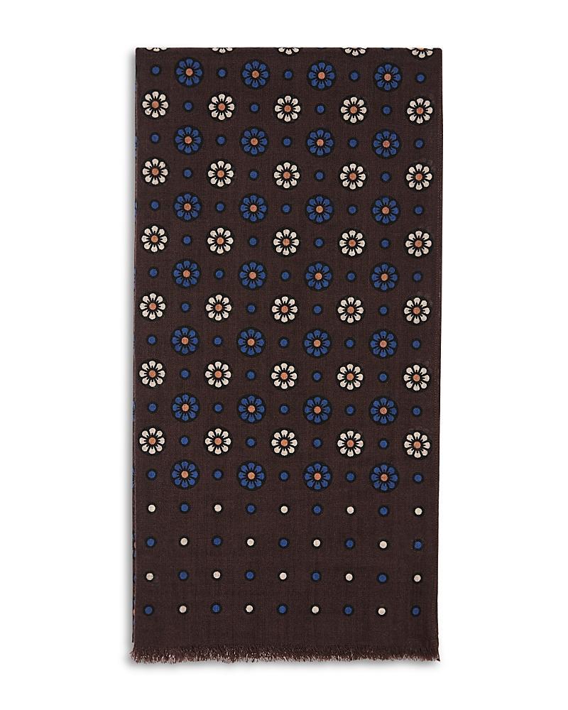 The Mens Store at Bloomingdales Mantero Floral Medallion Italian Wool Scarf - Exclusive Product Image