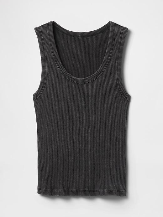 Rib Scoop Tank Top Product Image