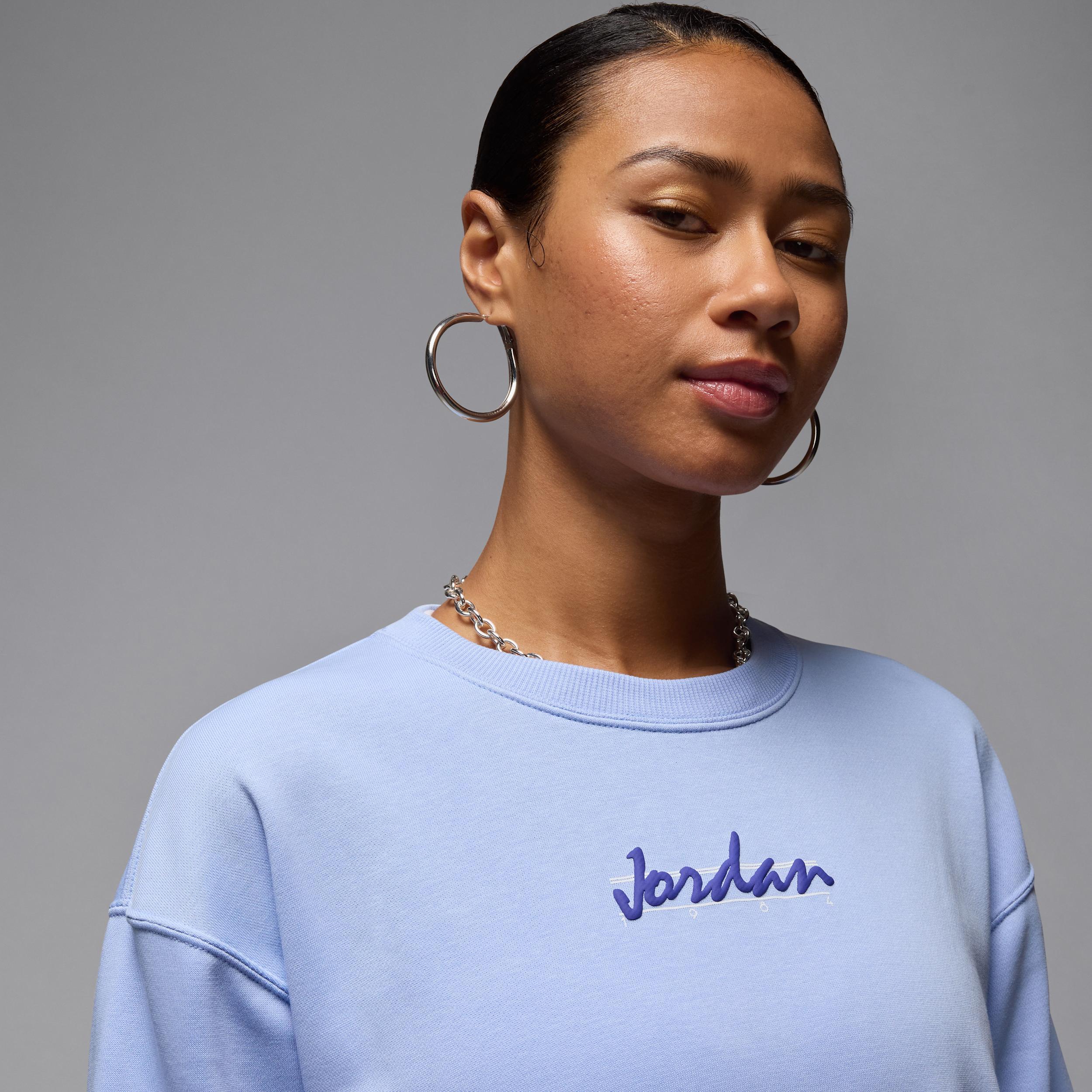 Women's Jordan Brooklyn Fleece Crew-Neck Sweatshirt Product Image