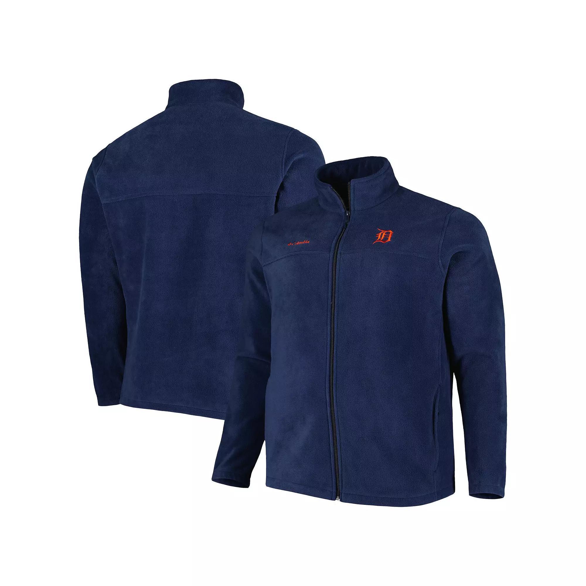 Men's Columbia Navy Detroit Tigers Big & Tall Steens Mountain Full-Zip Jacket, Size: 2XB, Blue Product Image