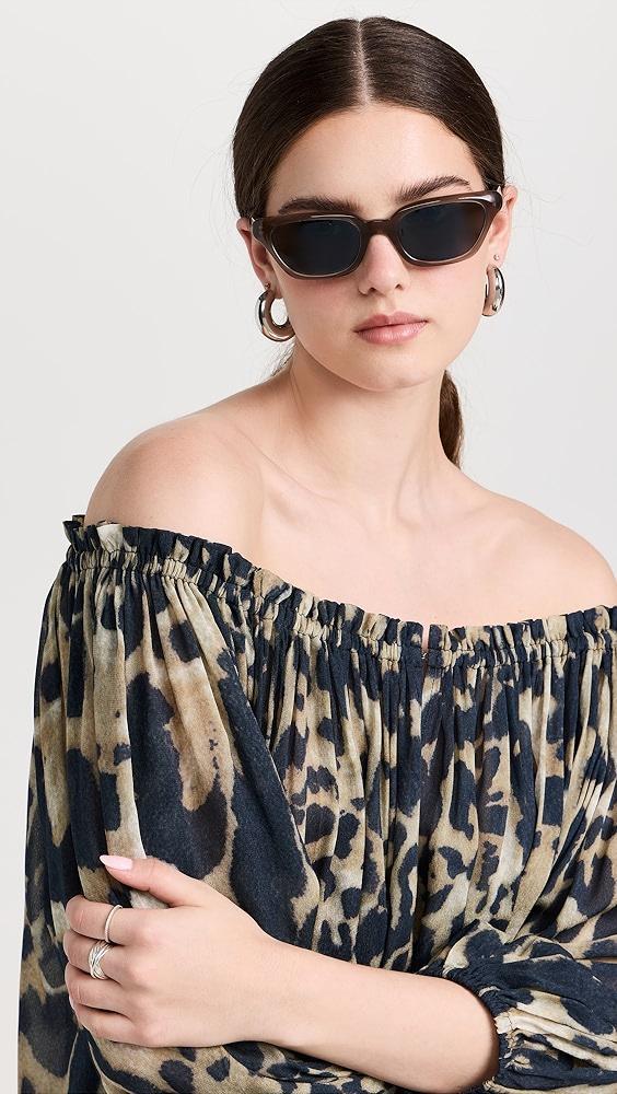 Oliver Peoples Eyewear Oliver Peoples x Khaite 1983C Sunglasses | Shopbop Product Image