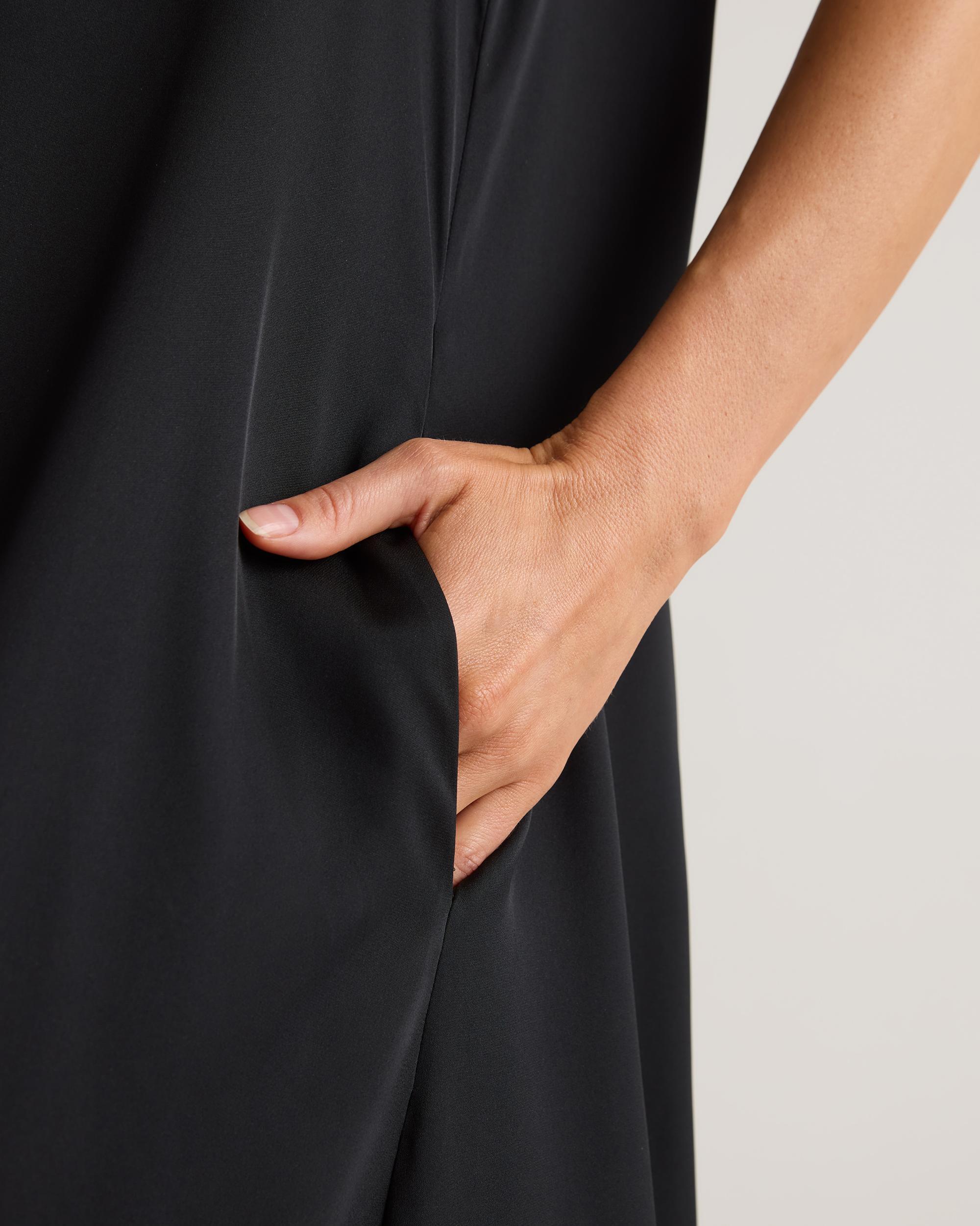Quince | Women's Washable Stretch Silk Voluminous Maxi Dress Product Image