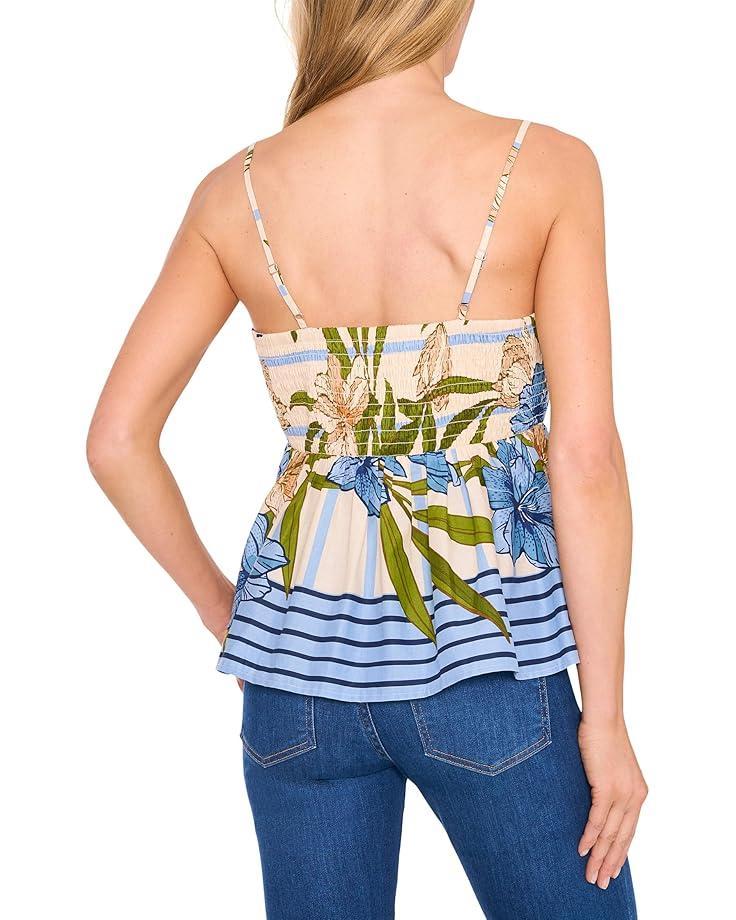 V-Neck Shirred Flutter Sleeve Blouse Product Image