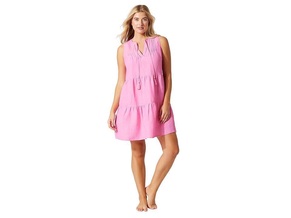 St Lucia Sleeveless Tiered Mini Dress Product Image