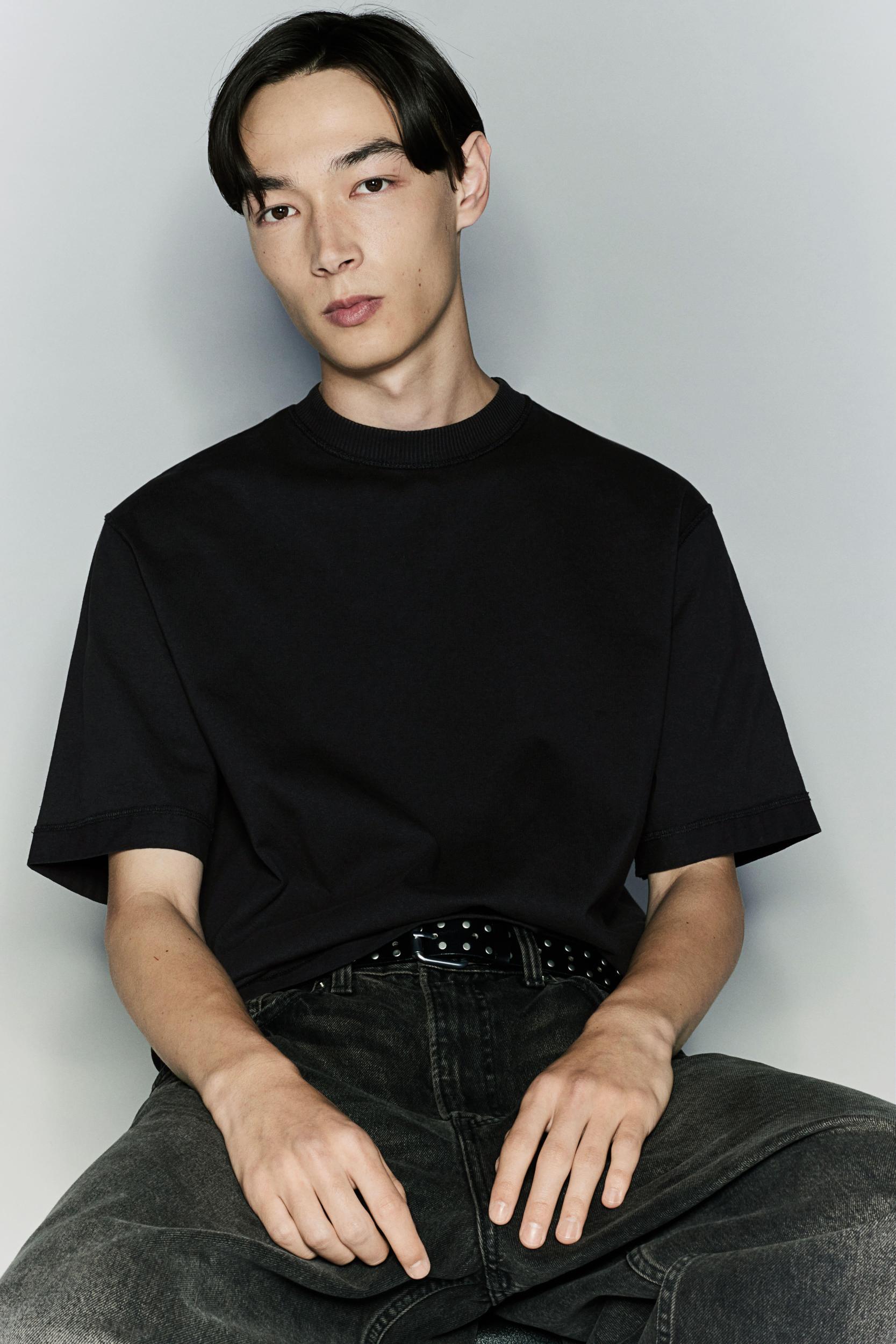 Boxy Fit Washed T-shirt Product Image
