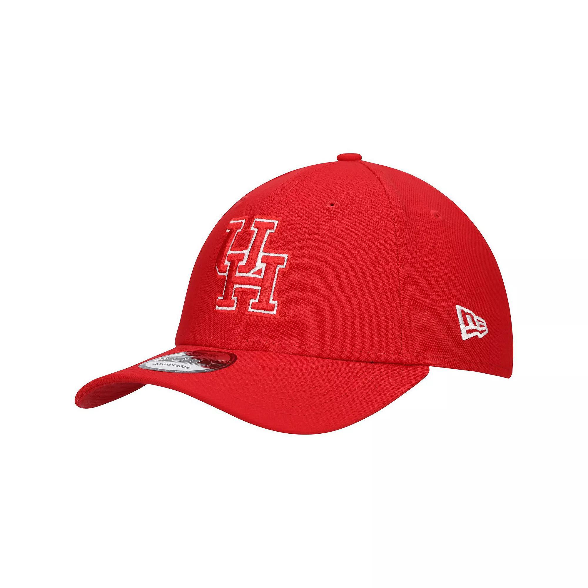 Men's New Era Red Houston Cougars Team 9FORTY Adjustable Hat, Hou Red Product Image