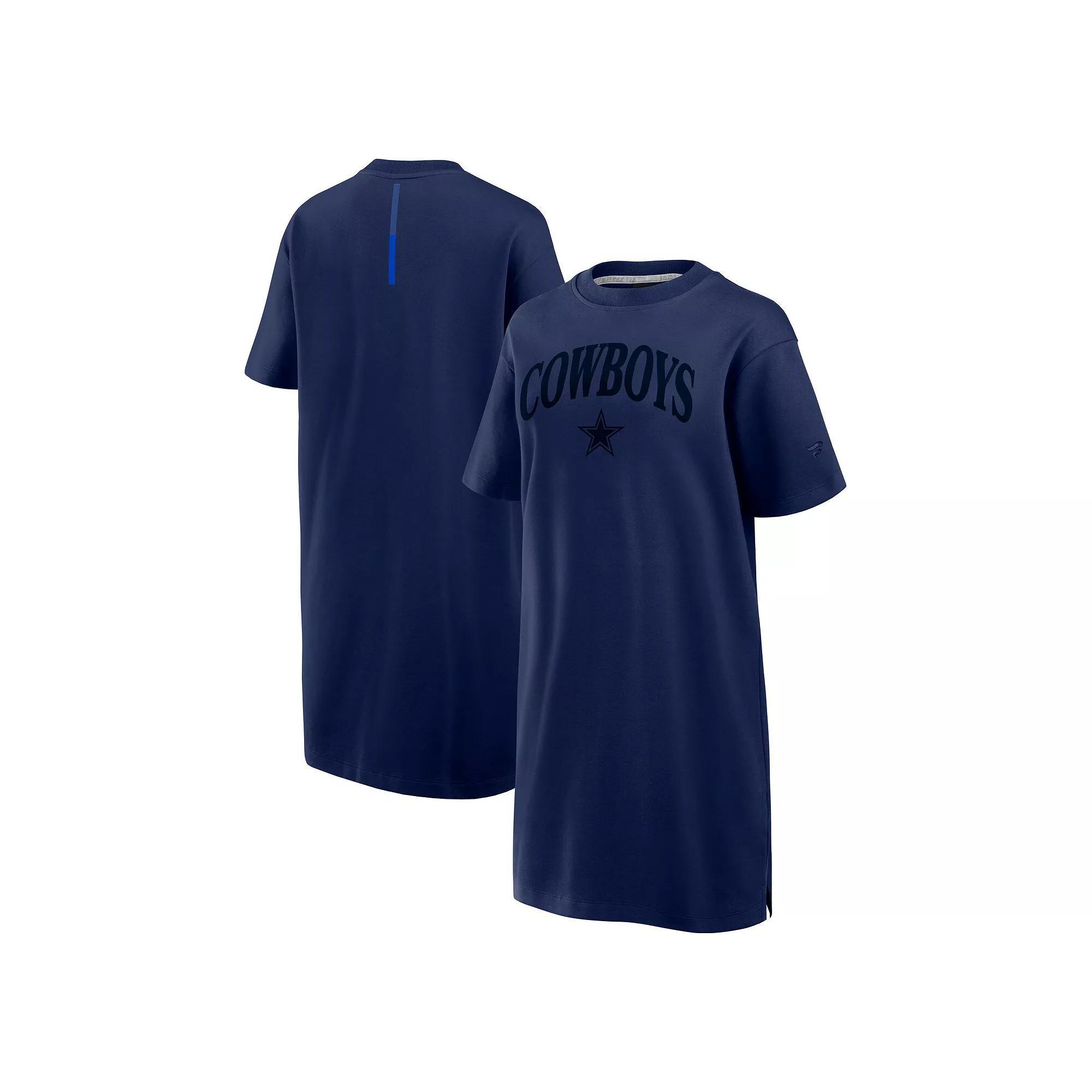 Women's Fanatics Navy Dallas Cowboys Elements Go Tri-Blend Dress, Size: XL, Blue Product Image