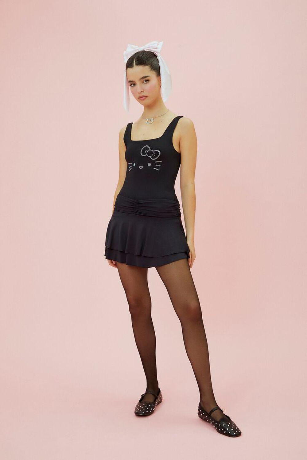 Hello Kitty Rhinestone Bodysuit | Forever 21 Product Image